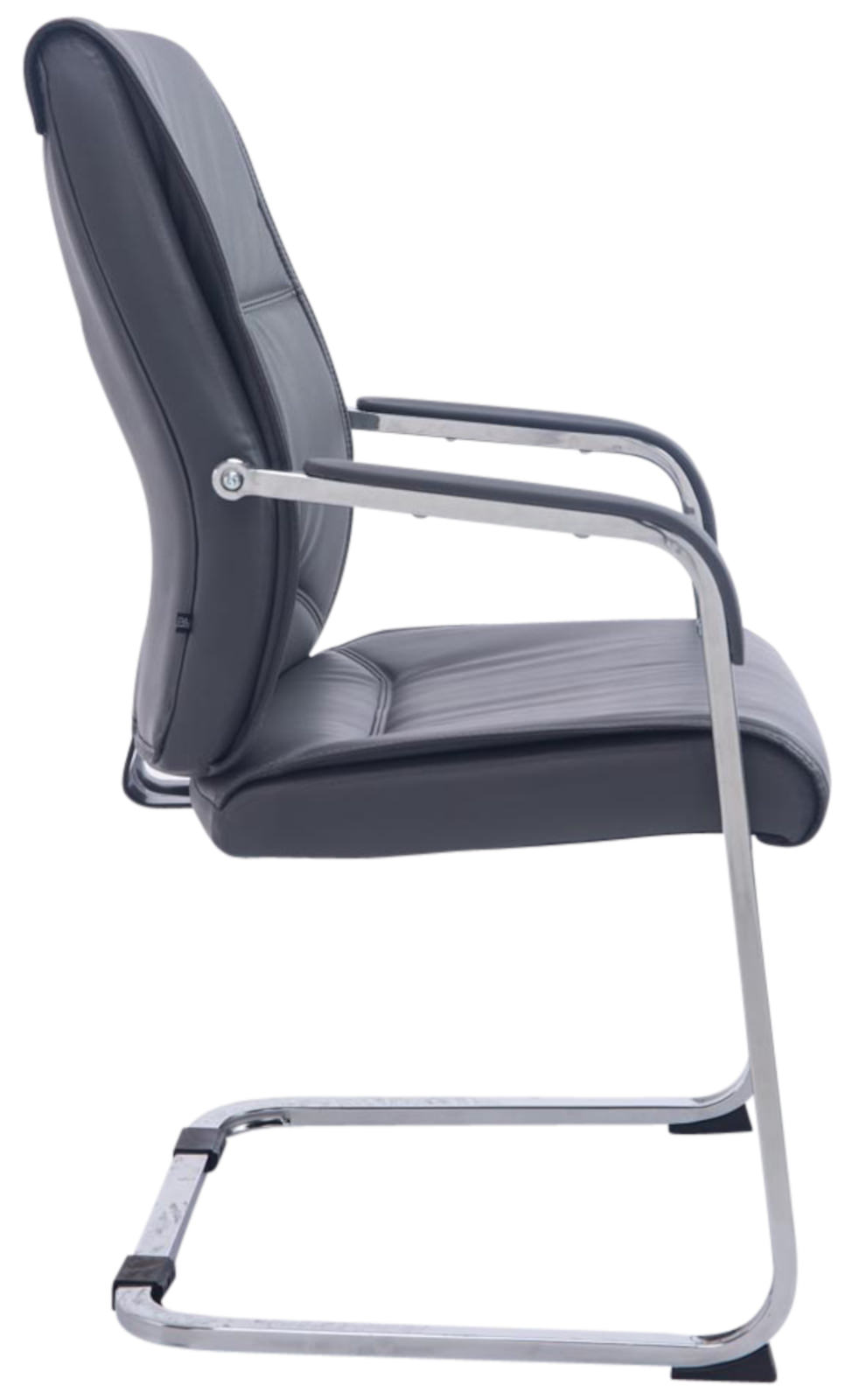 Lot de 2 Chaises Cantilever XXL Anubis en Similicuir avec accoudoirs