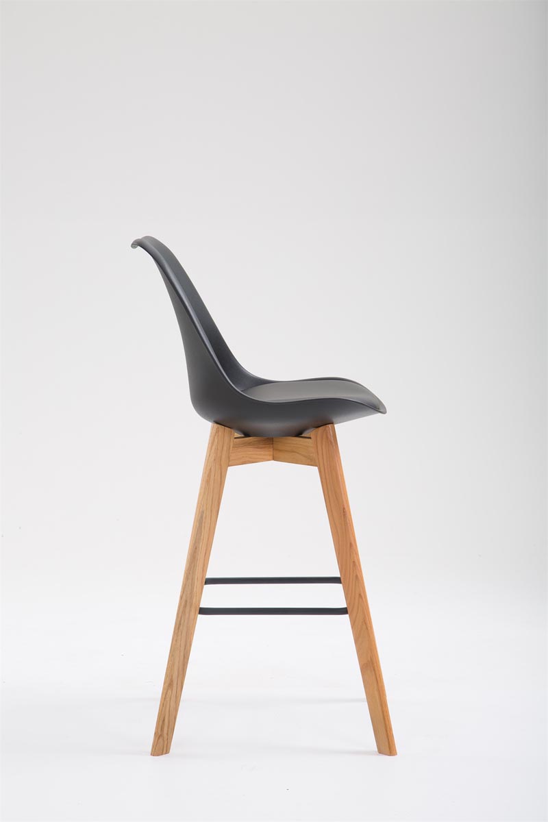 Tabouret de bar Metz à coque plastique
