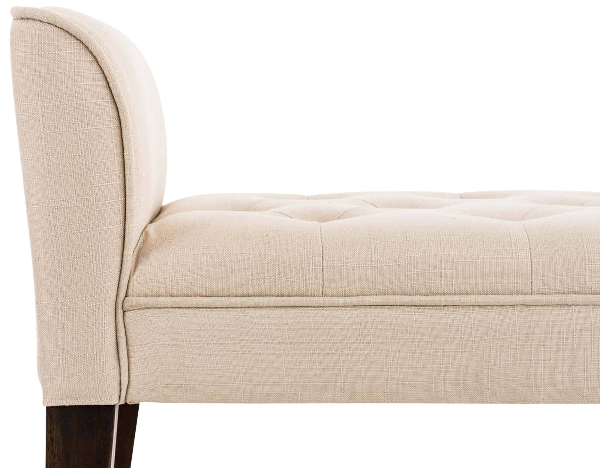 Banquette style Chersterfield Cleopatra en tissu