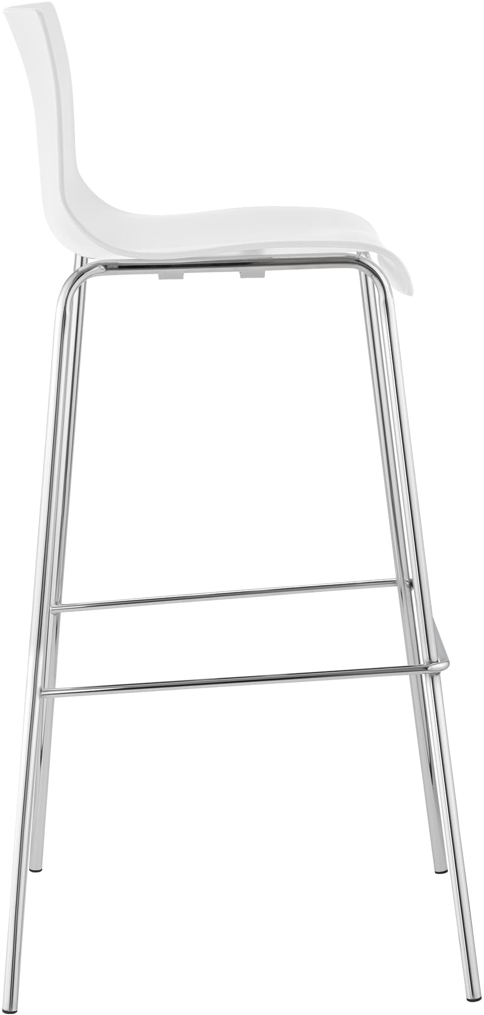 Lot de 2 tabourets de bar Hover en plastique