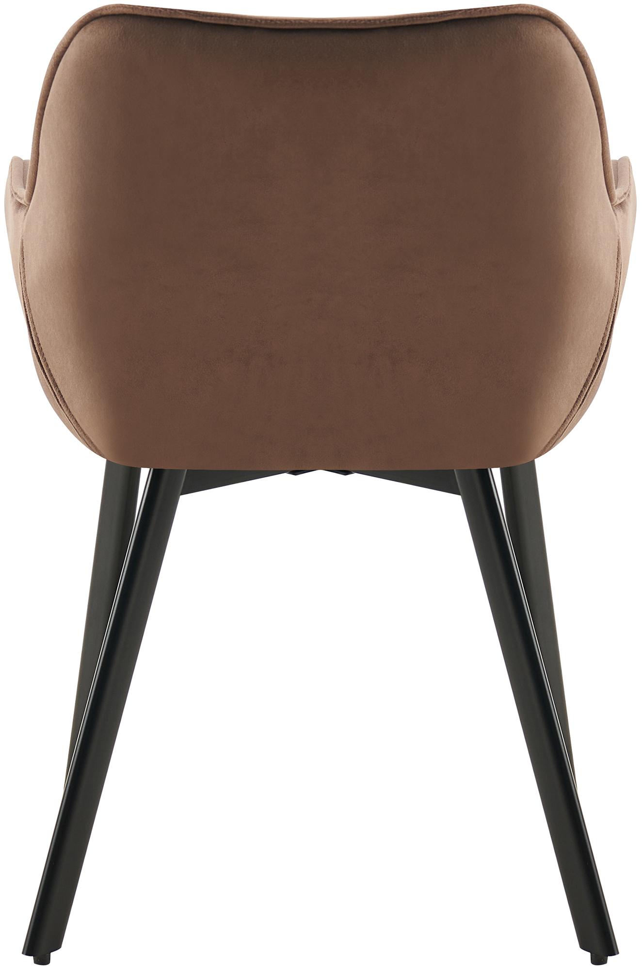 Lot de 2 Chaises de Salle à Manger Pivotantes Antigo en Velours