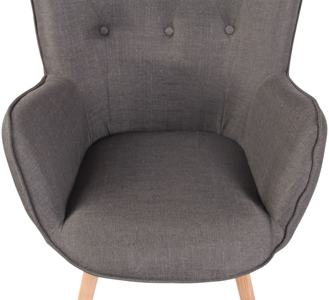 Chaise lounge Ashford en Tissu
