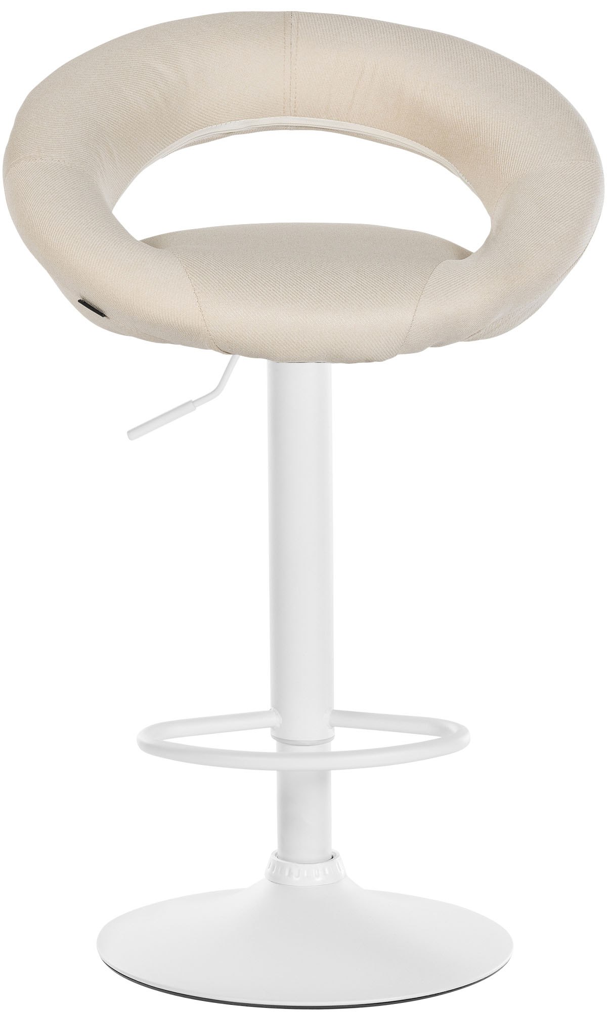 Lot de 2 tabourets de bar Olinda tissu