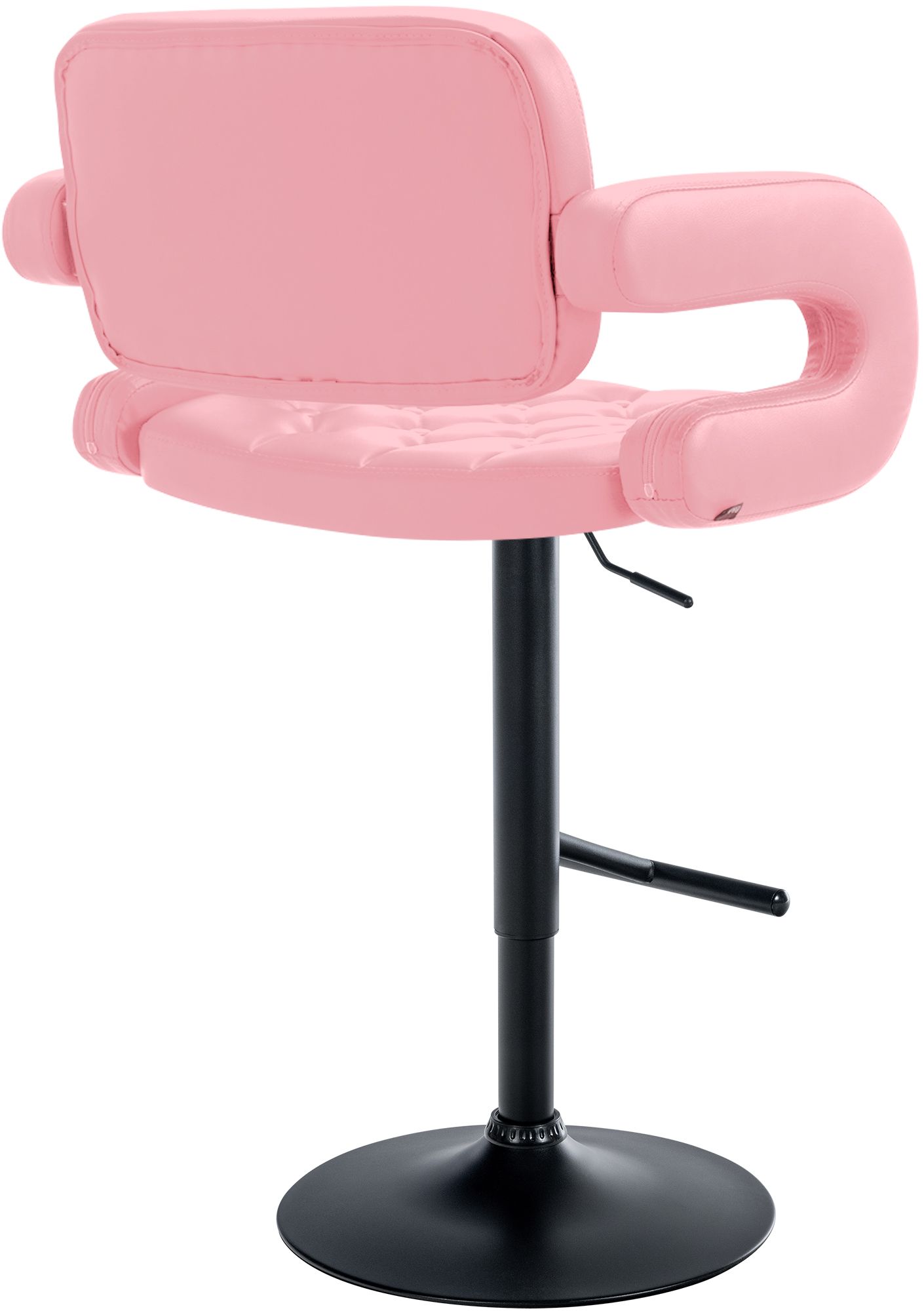 Tabouret de bar Dublin similicuir avec pied en métal