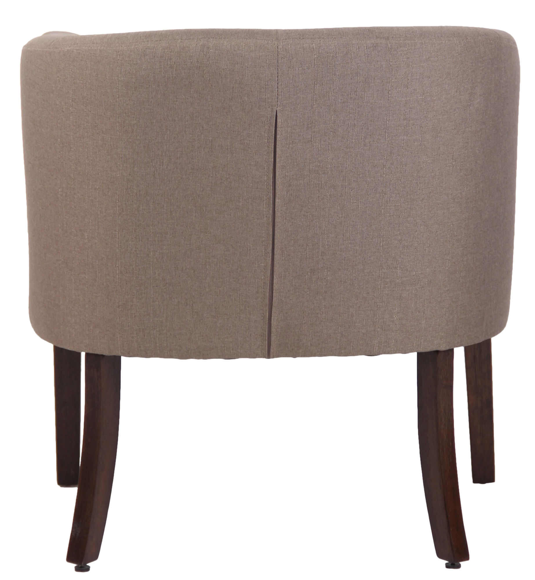 Fauteuil design et confortable Nemea en Tissu avec Pieds en Bois de caoutchouc