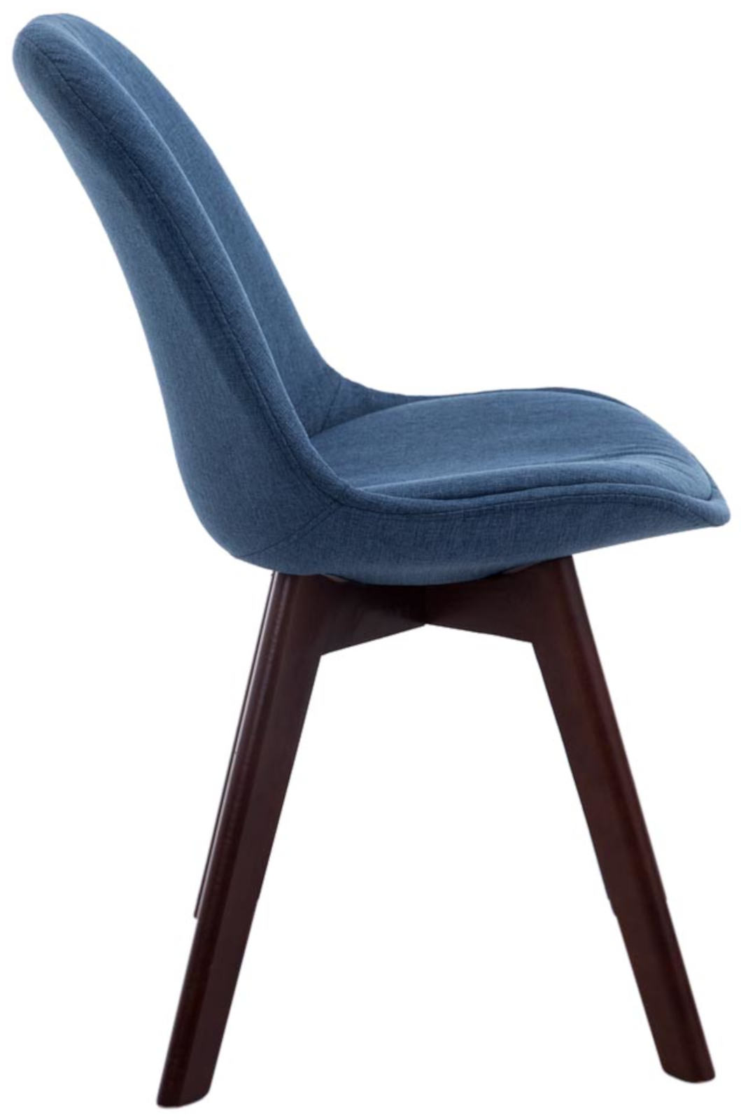 Lot de 4 chaises de salle à manger Borneo V2 en Tissu