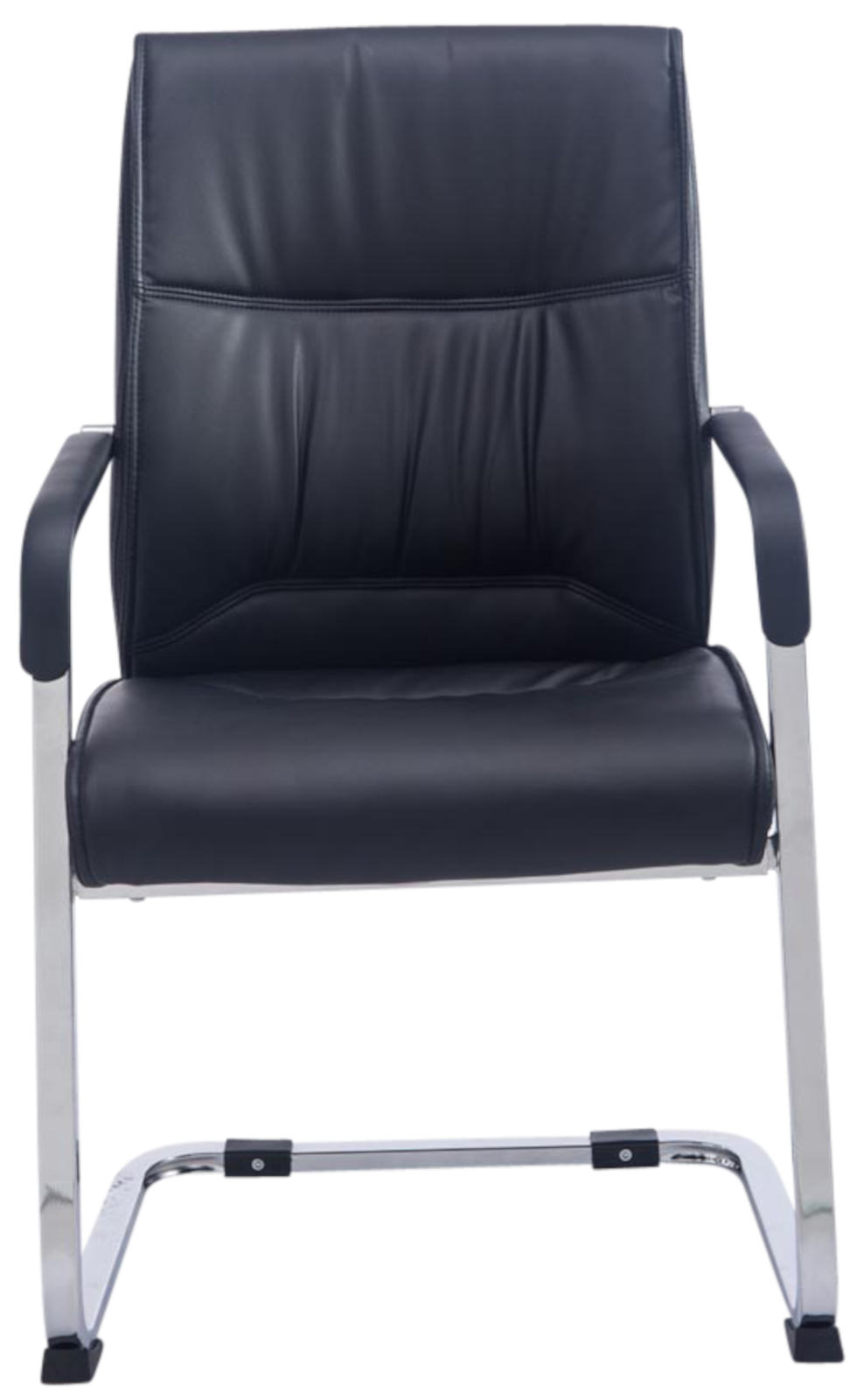 Lot de 2 Chaises Cantilever XXL Anubis en Similicuir avec accoudoirs
