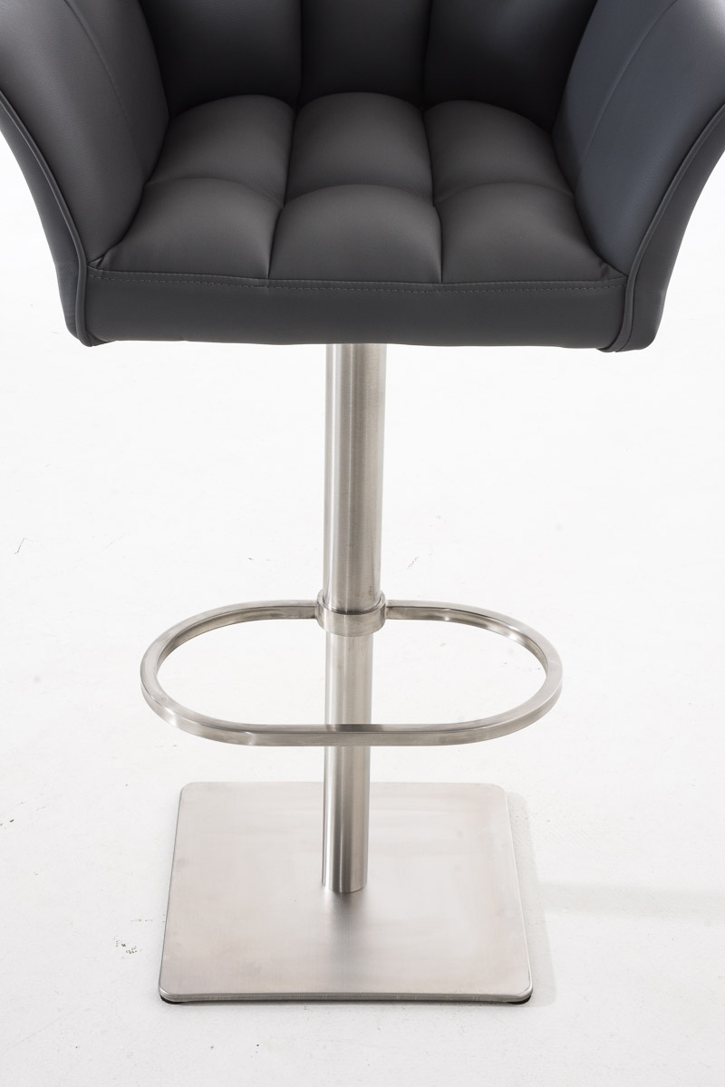 Lot de 2 tabourets de bar Damaso en similicuir