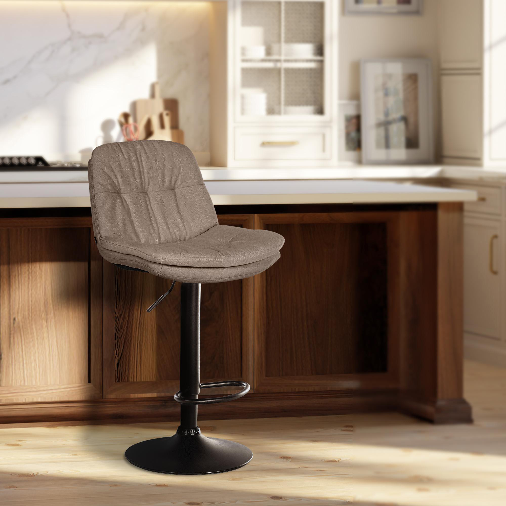 Tabouret de bar Laurel Tissu