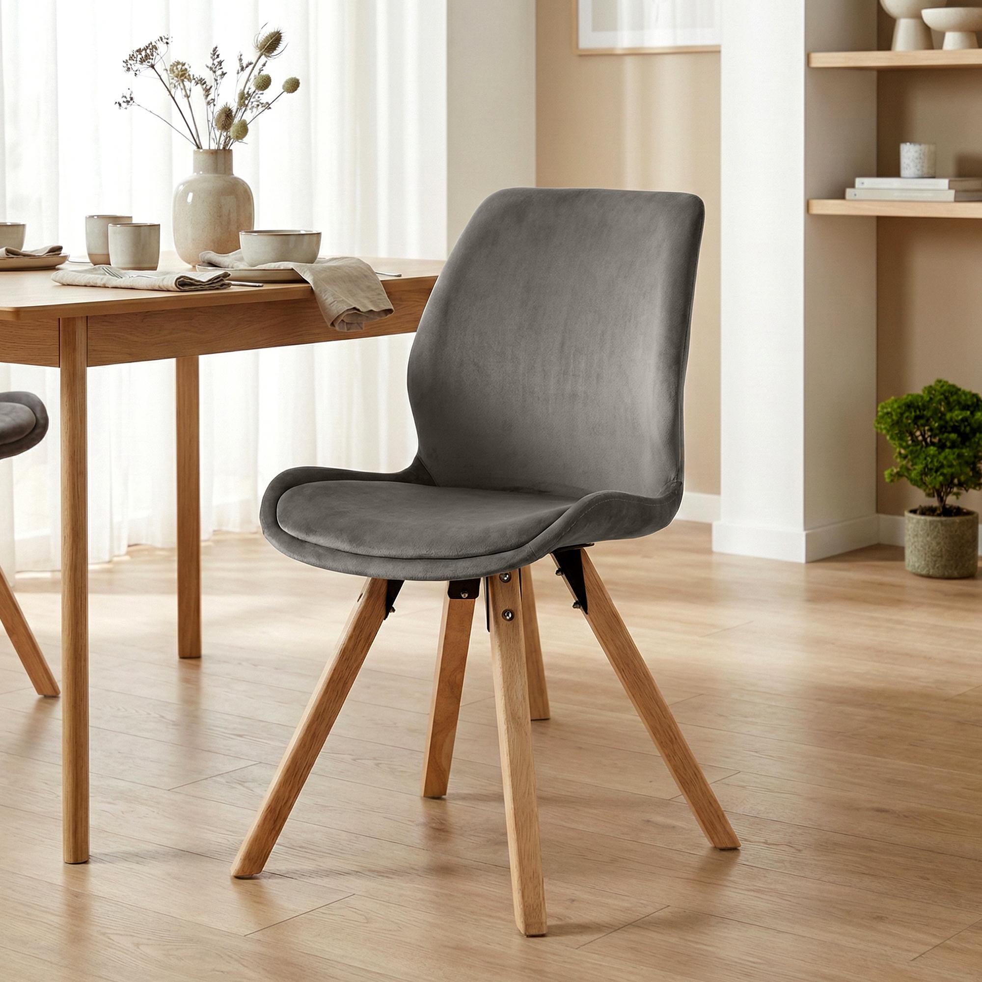 Lot de 2 chaises de salle a manger Luna