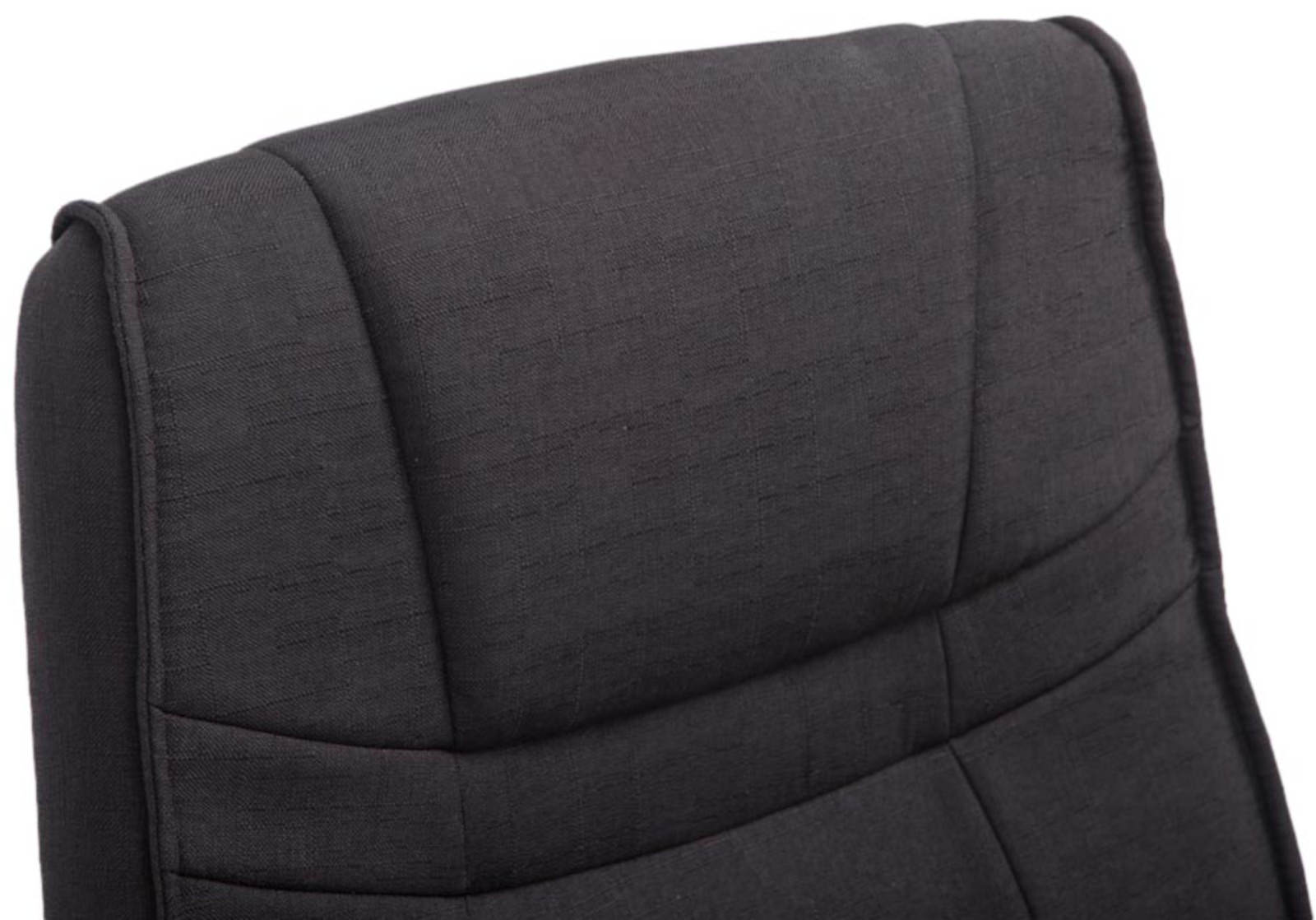 Lot de 2 Chaises Cantilever Attila en tissu avec accoudoirs