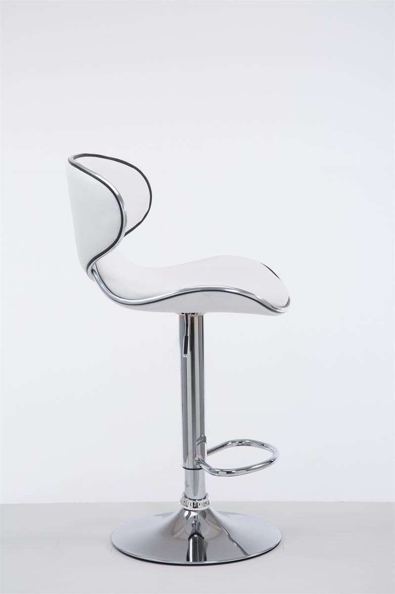 Tabouret de bar Las Vegas V2 similicuir avec pied en métal