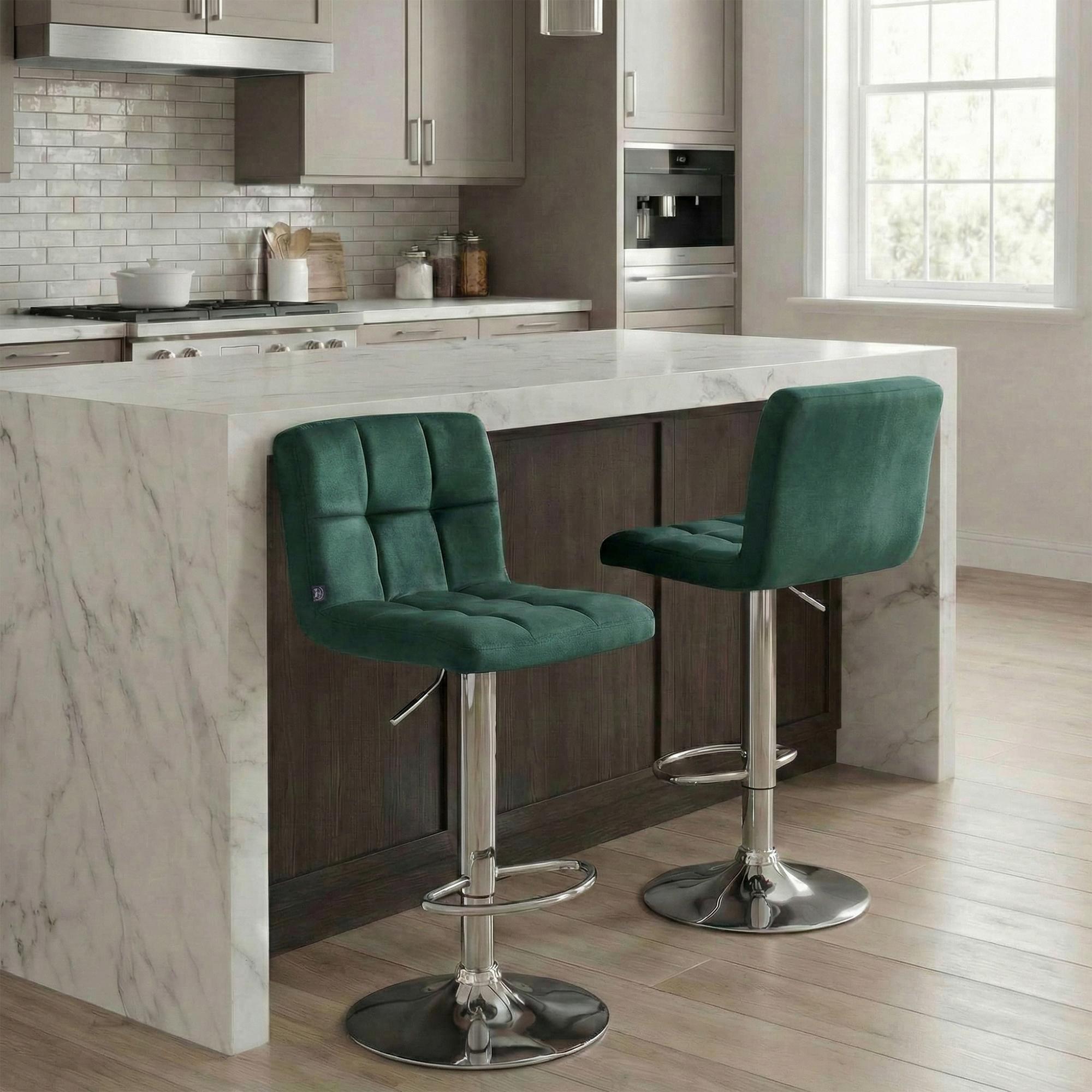 Tabouret de Bar Peru Velours
