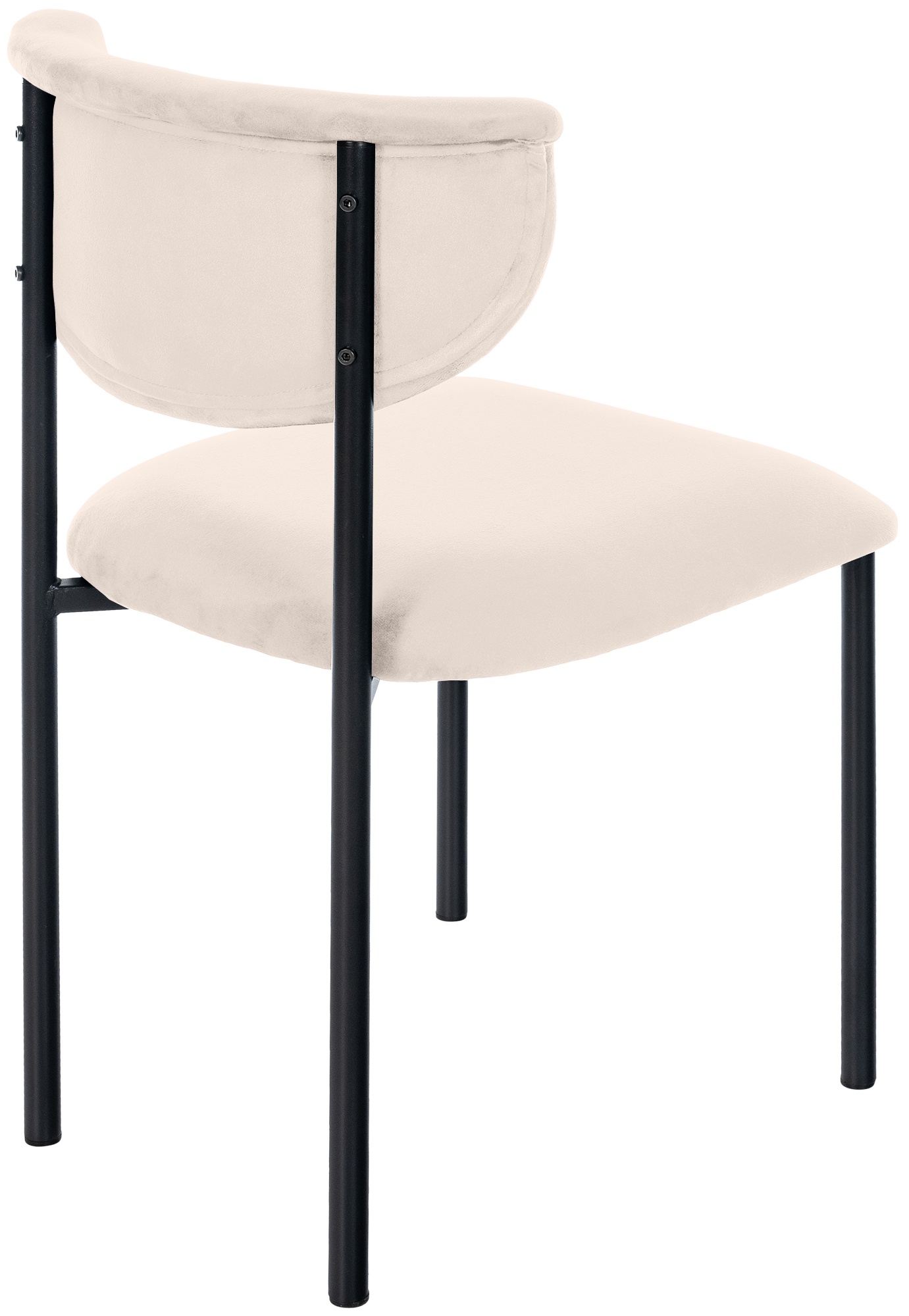 Chaise de salle à manger Gambell en Velours