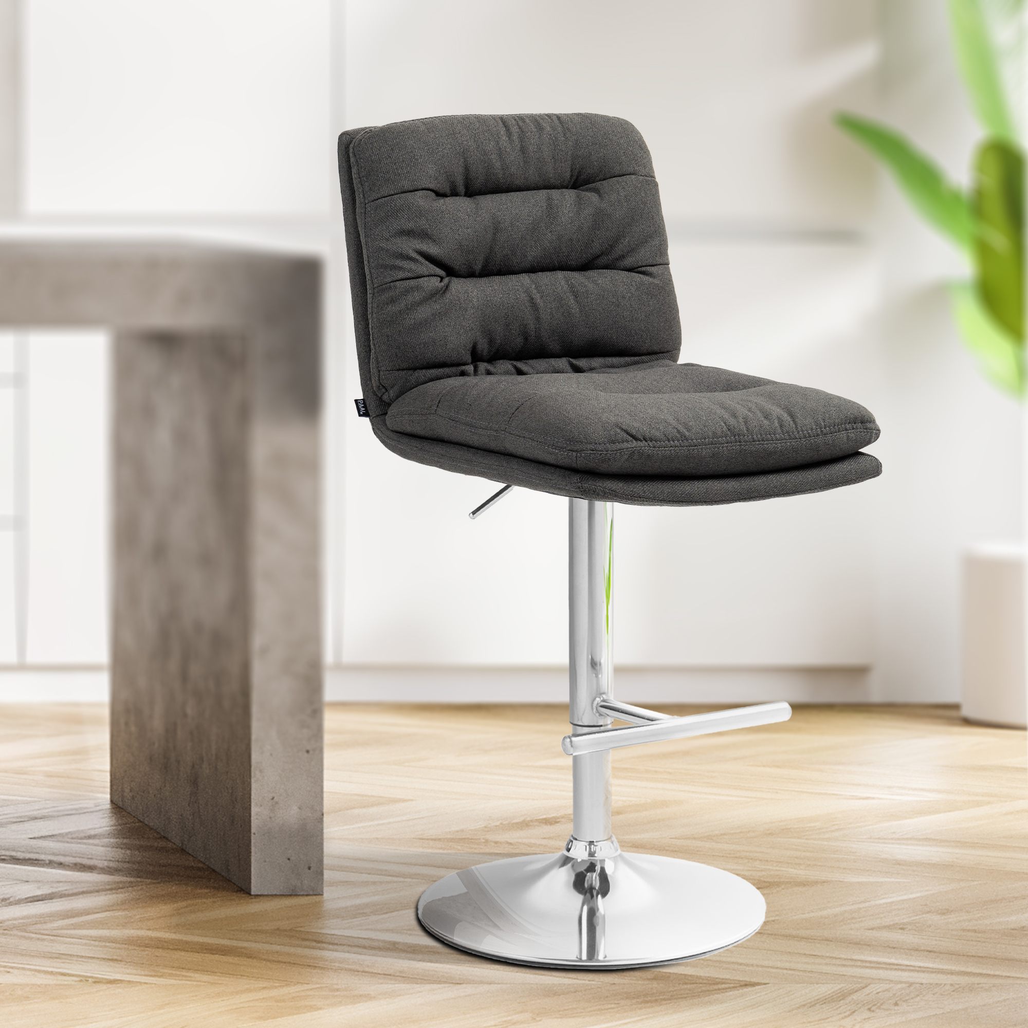 Tabouret de bar Damar Tissu