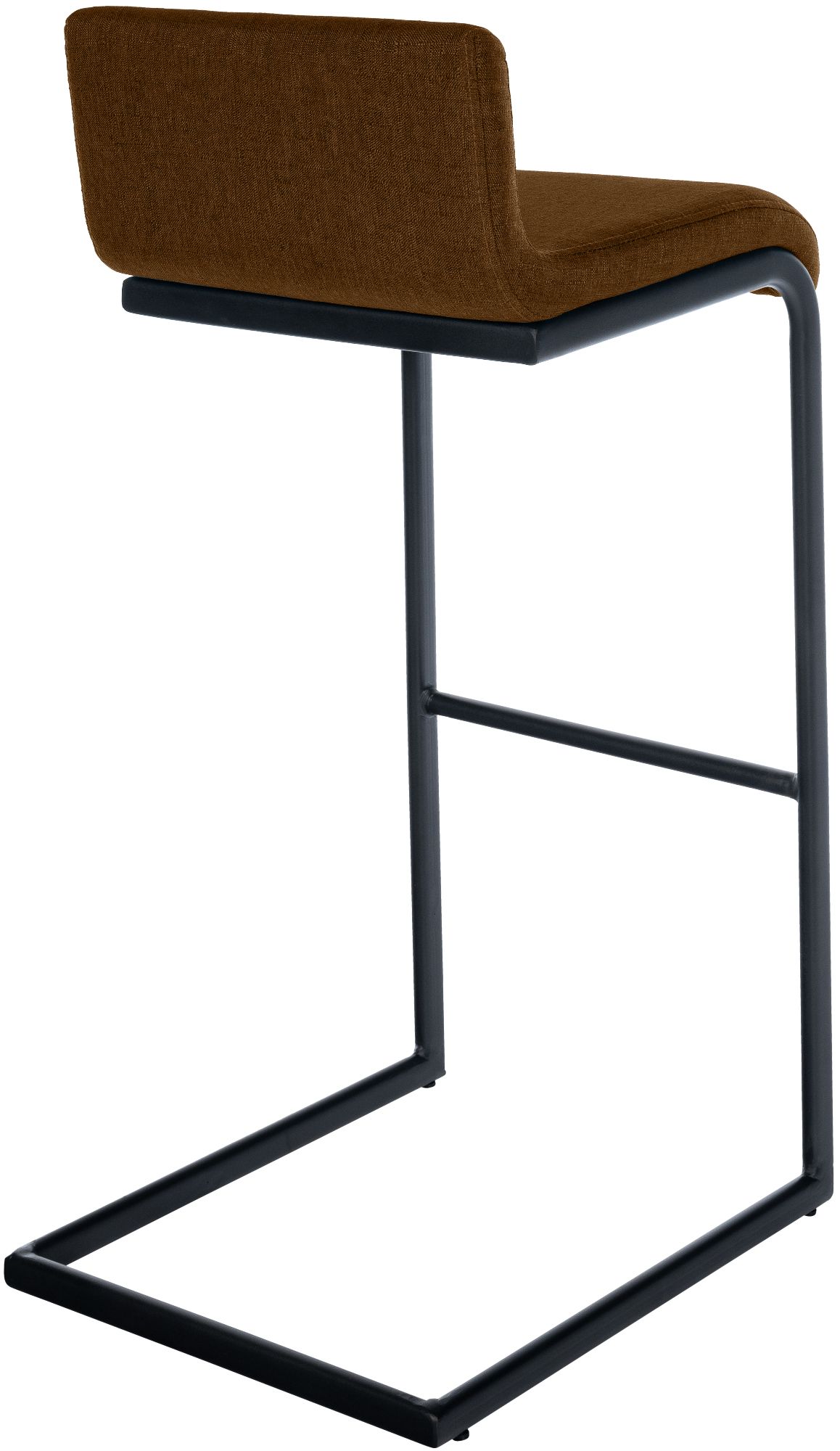 Lot de 2 Tabourets de Bar Newport, Piétement Métallique Noir