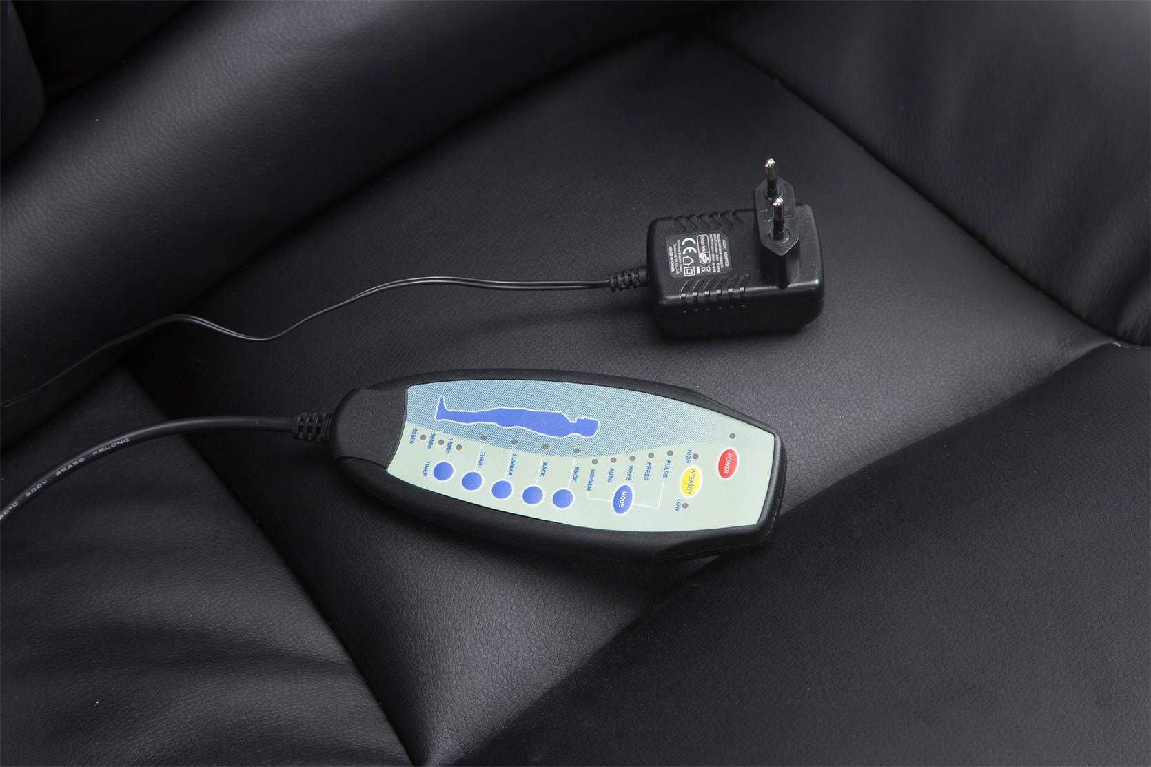 Fauteuil de bureau Pacific en similicuir avec une fonction massage