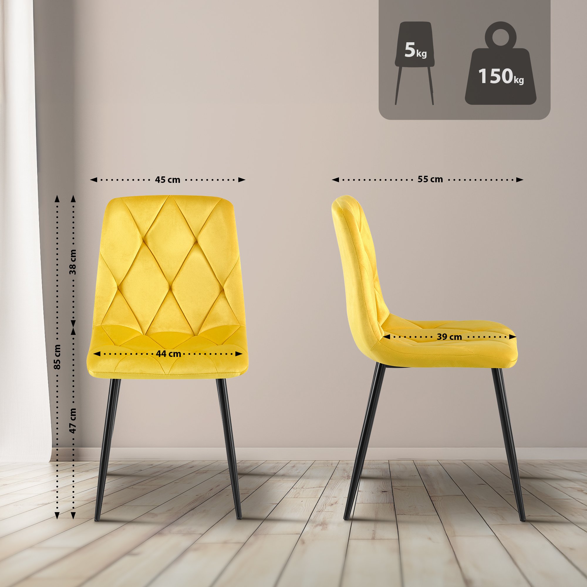 Chaise de salle à manger Clairton