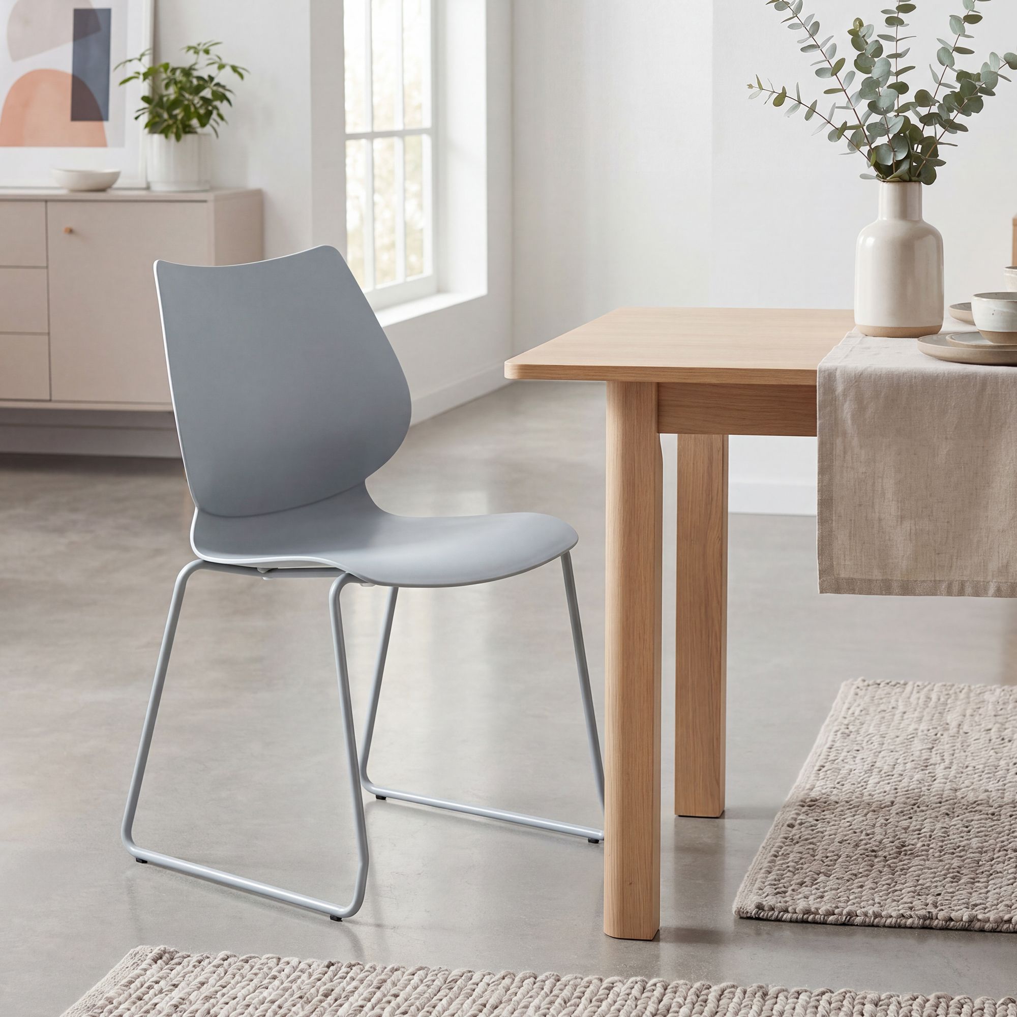 Lot de 2 chaises empilables Houma