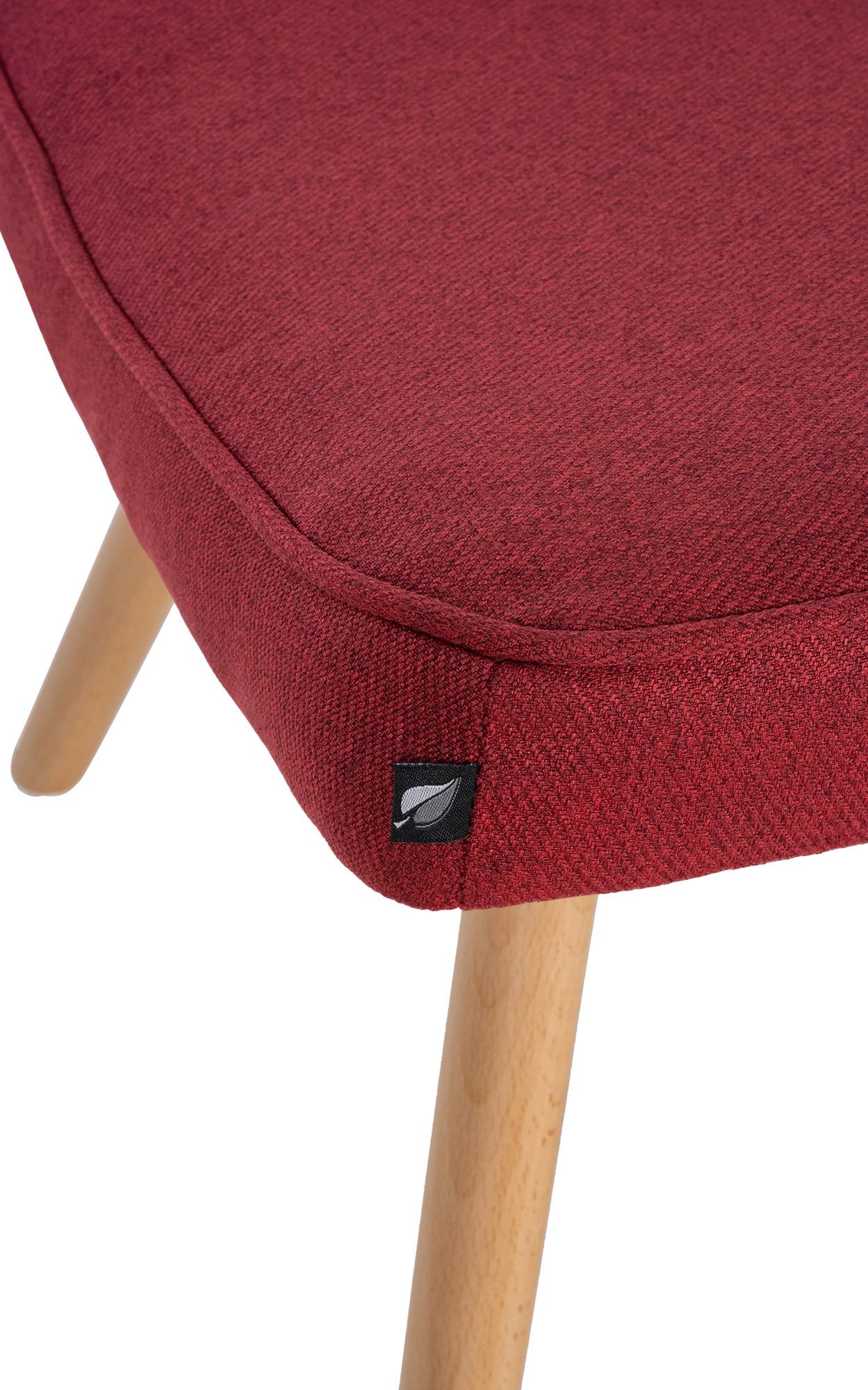 Tabouret de pied Garding avec revêtement en tissu