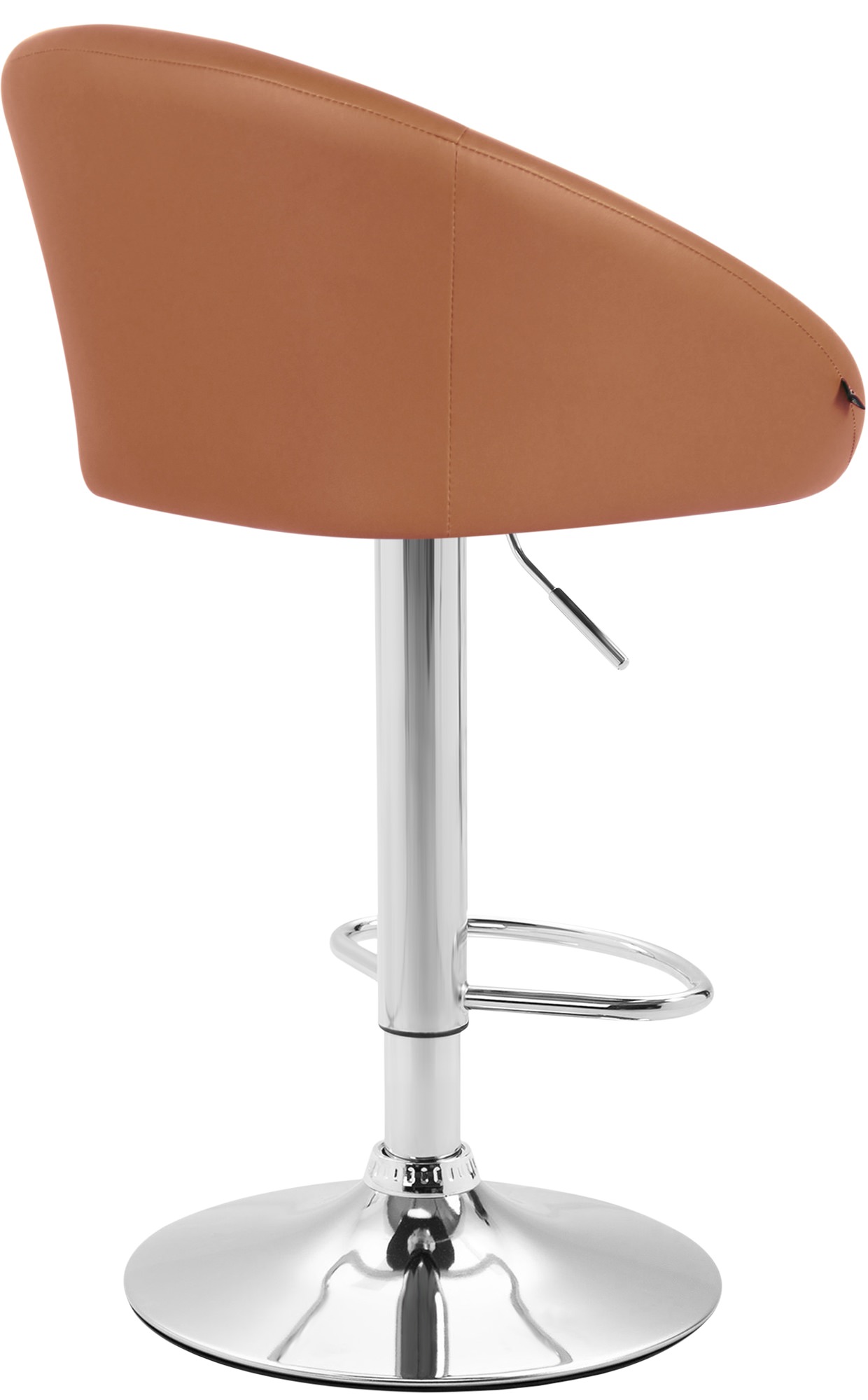 Tabouret de bar Miami V2 similicuir avec pied en métal