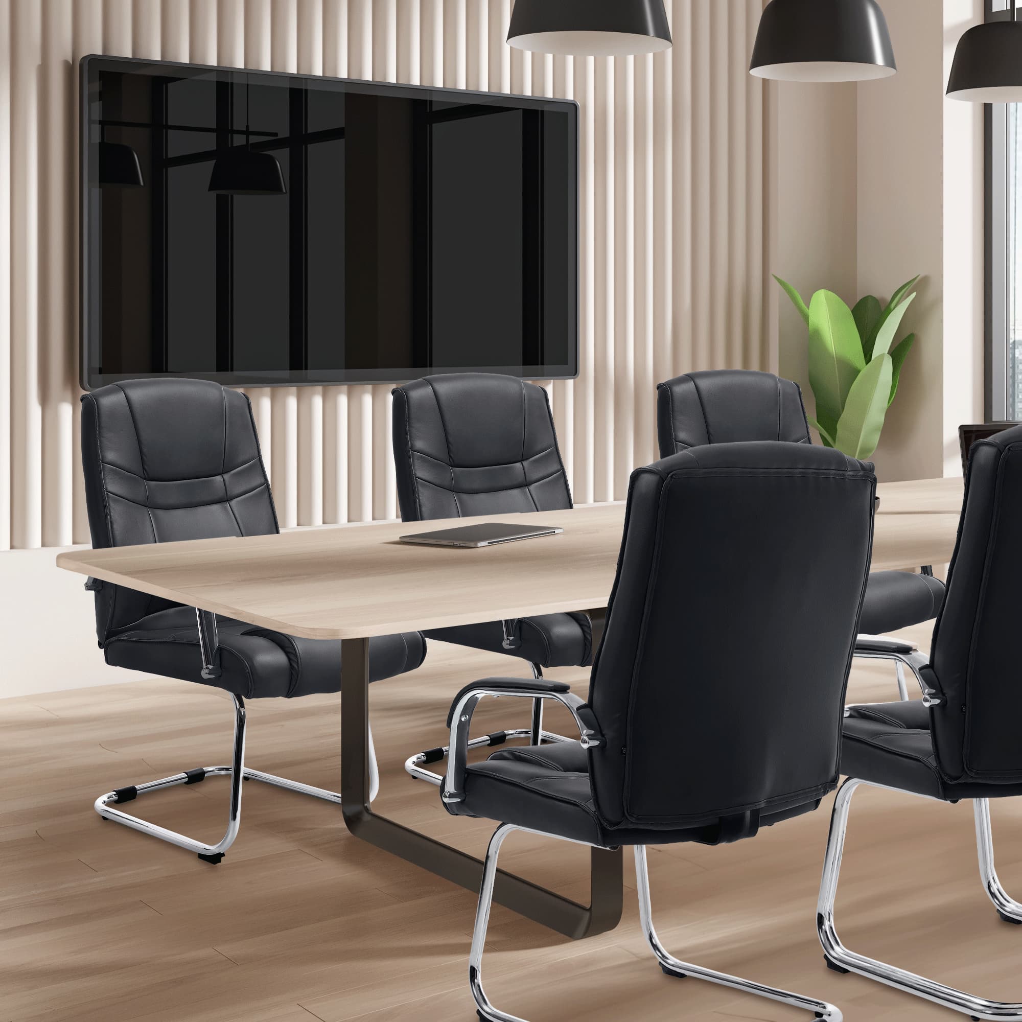 Chaise visiteur Attila similicuir