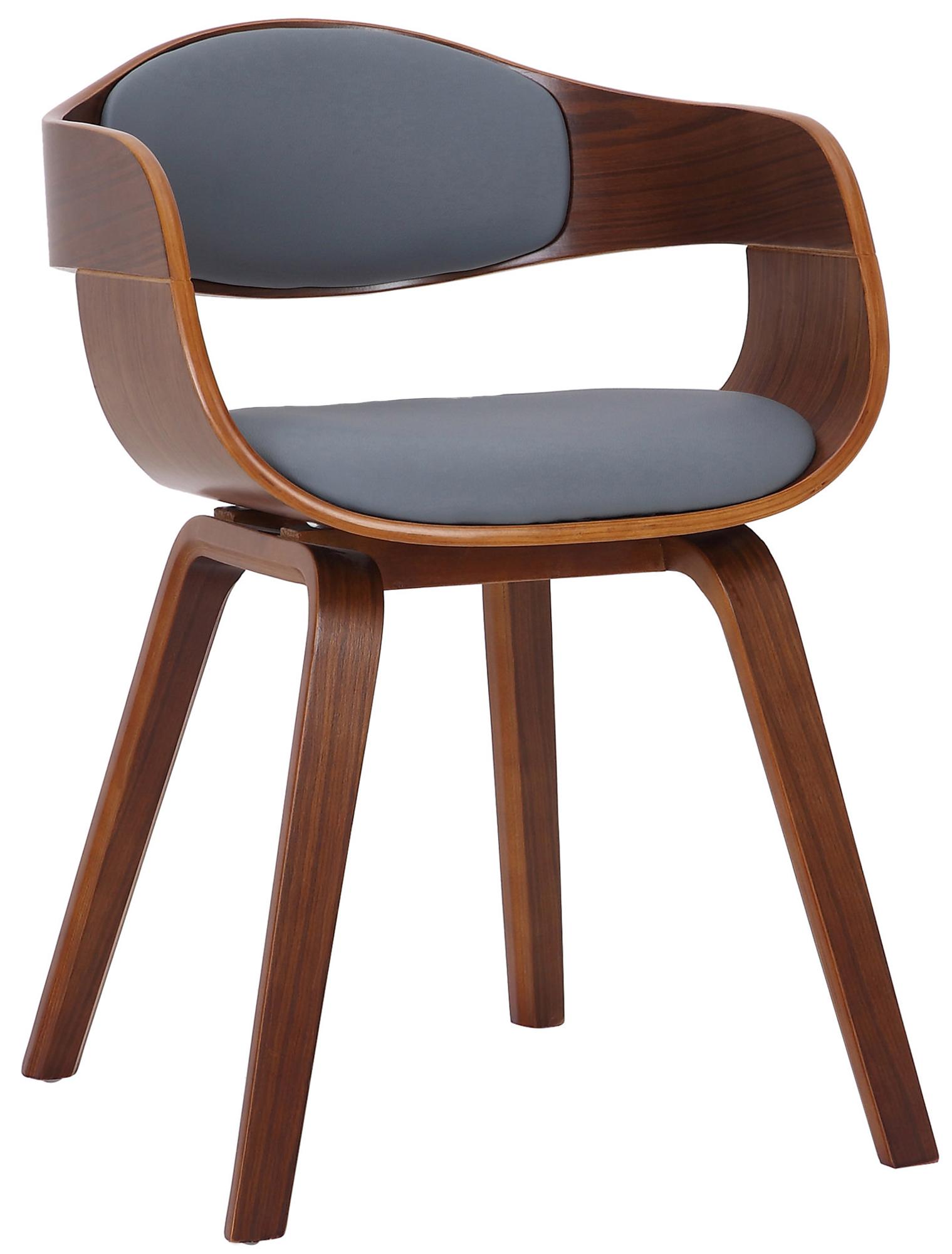 Chaise retro Kingston en similicuir