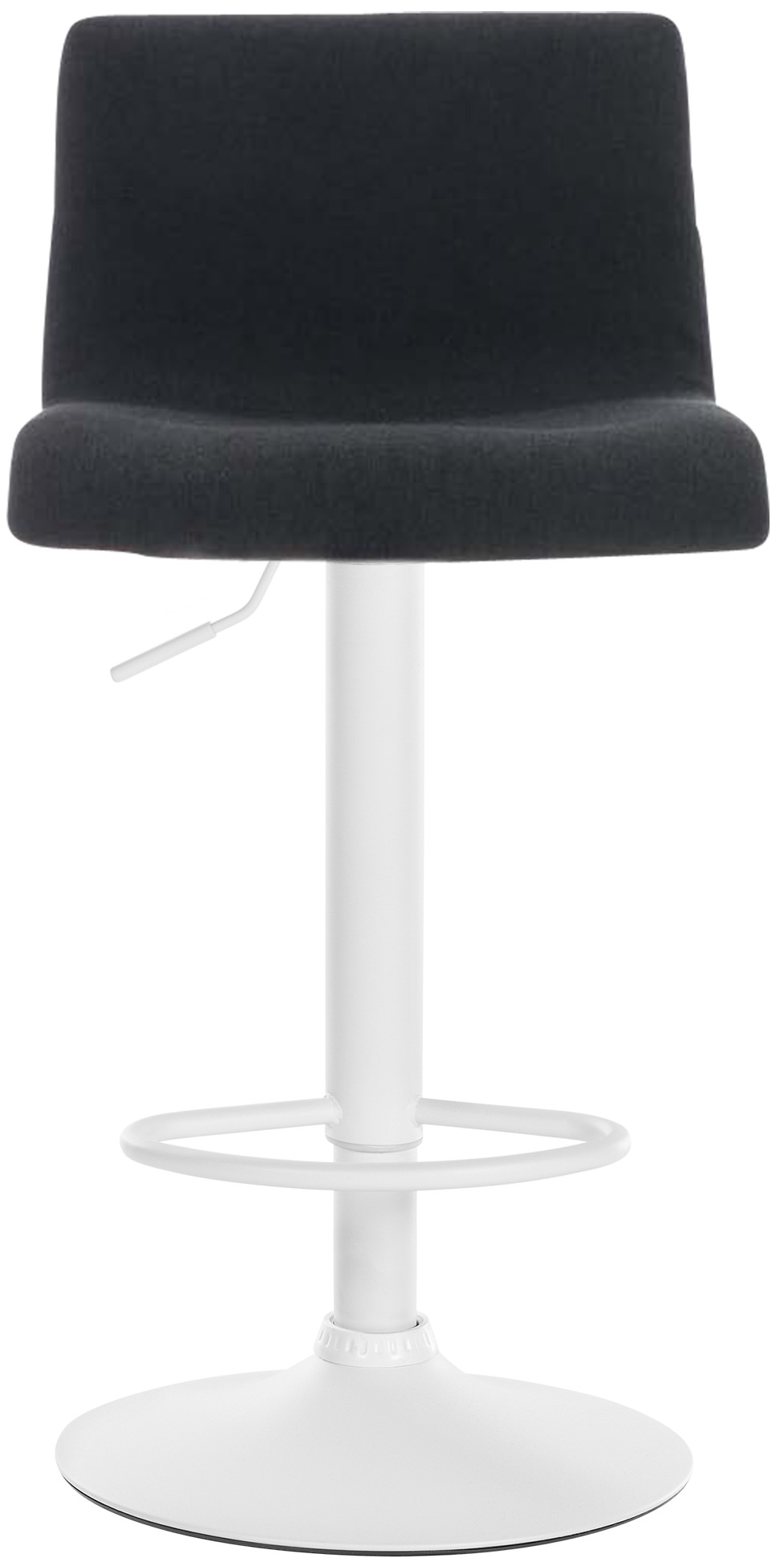 Tabouret de bar Hover Assise en Tissu Piètement Métal chromé