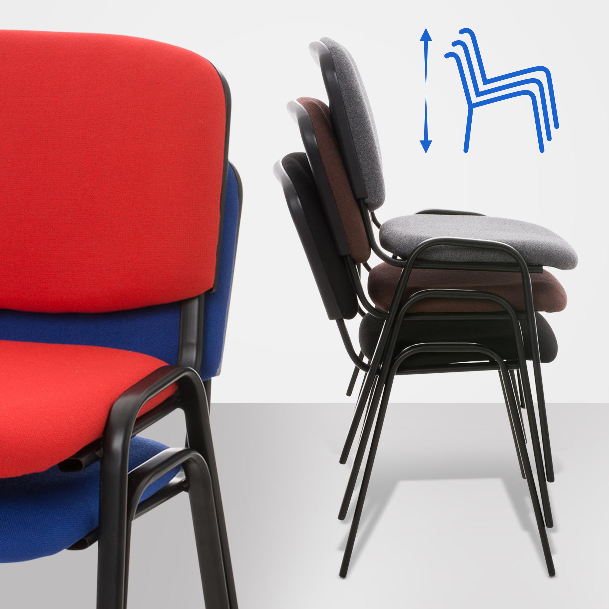 Chaise visiteur Ken tissu