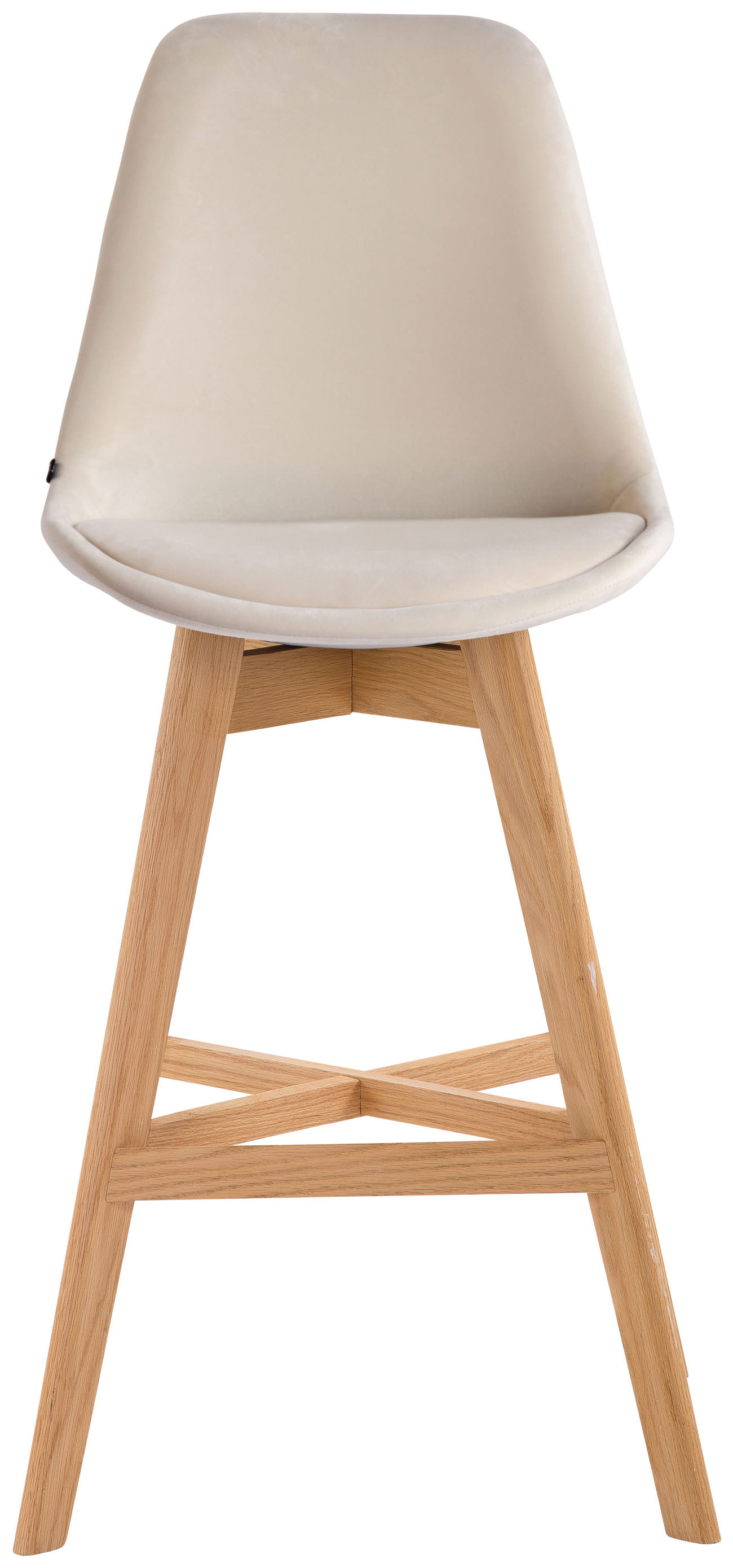 Lot de 2 tabourets de bar Cannes en velours