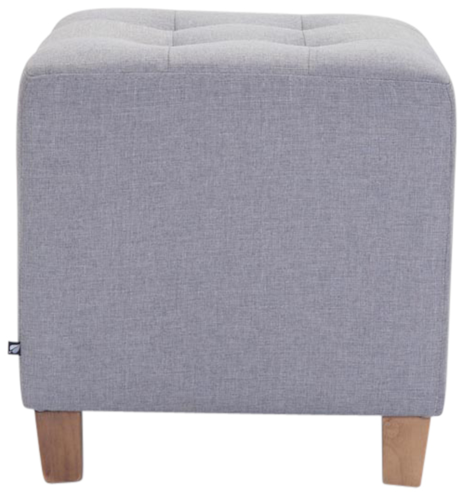 Lot de 2 tabourets bas Pharao en tissu