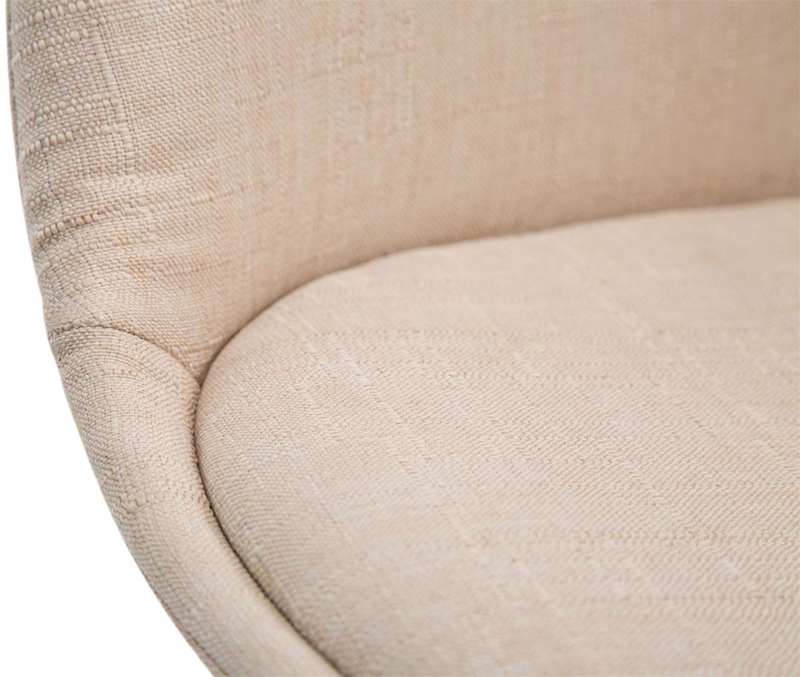 Lot de 4 chaises de salle à manger Borneo V2 en Tissu