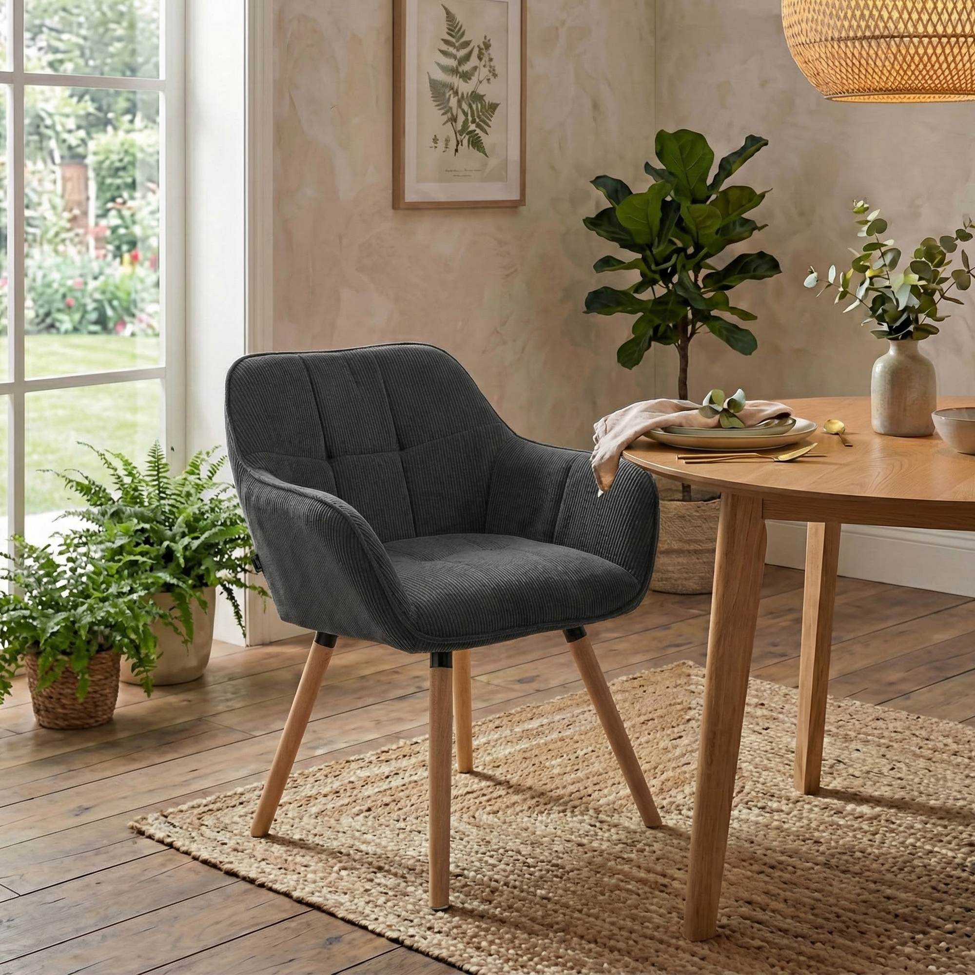 Chaise de salle à manger Vienna Cord