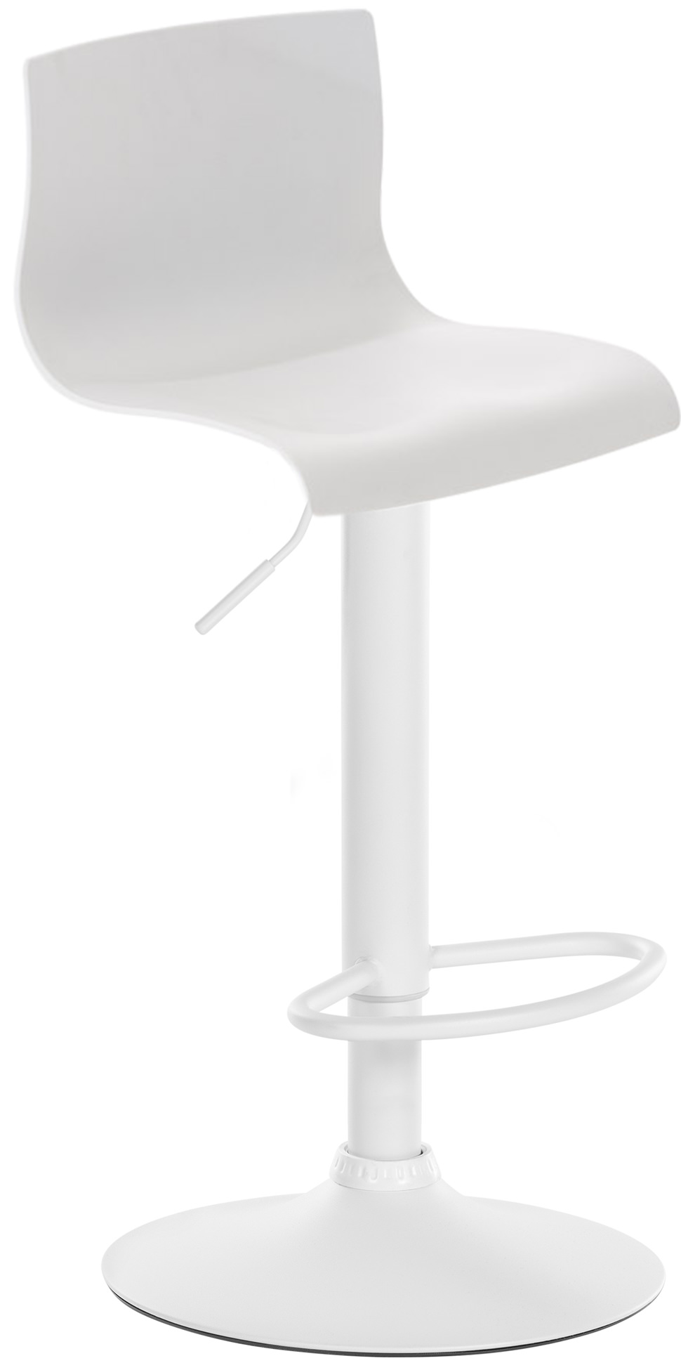 Tabouret de bar Hover Réglable en Hauteur Assise Plastique
