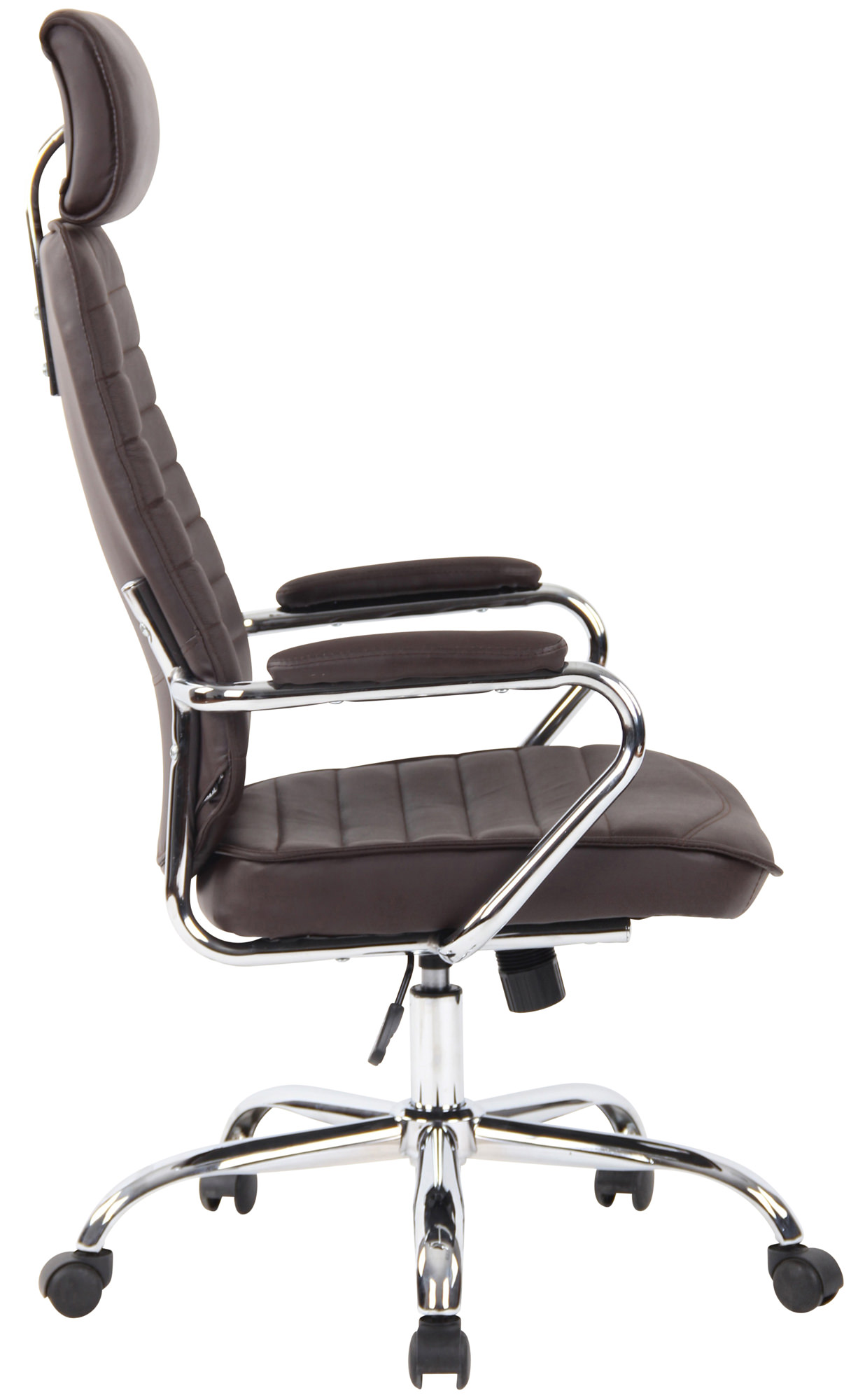 Fauteuil de bureau  Rako en véritable cuir ajustable et pivotant