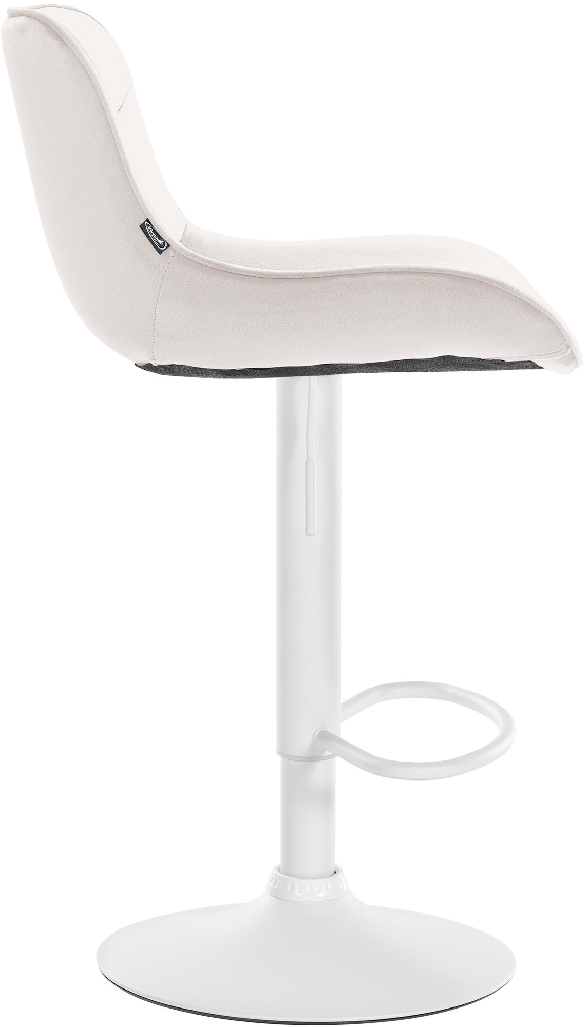 Tabouret de bar Vonore velours