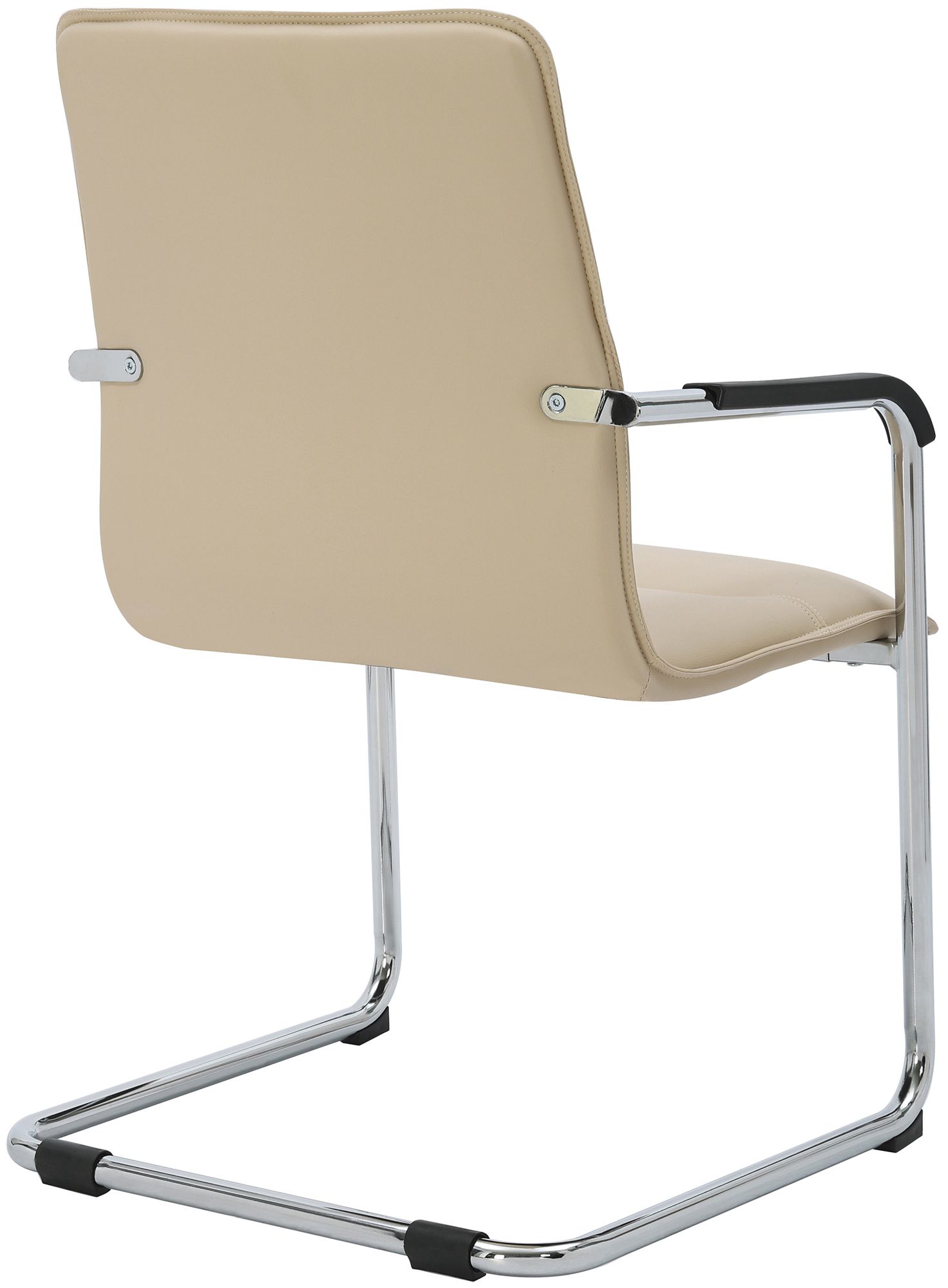 Lot de 2 chaises cantilever Seattle en similicuir