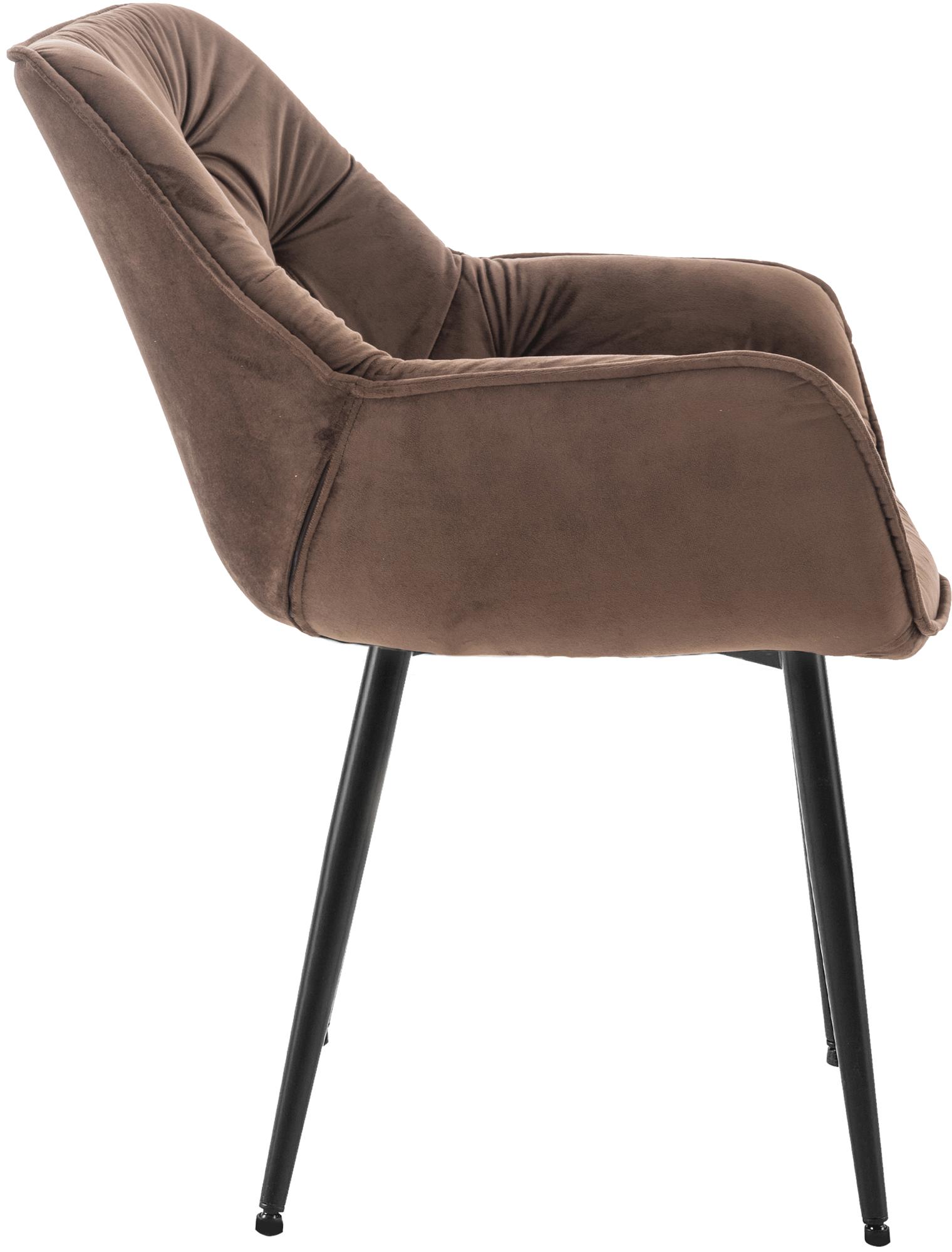 Lot de 2 chaises Tanna velours