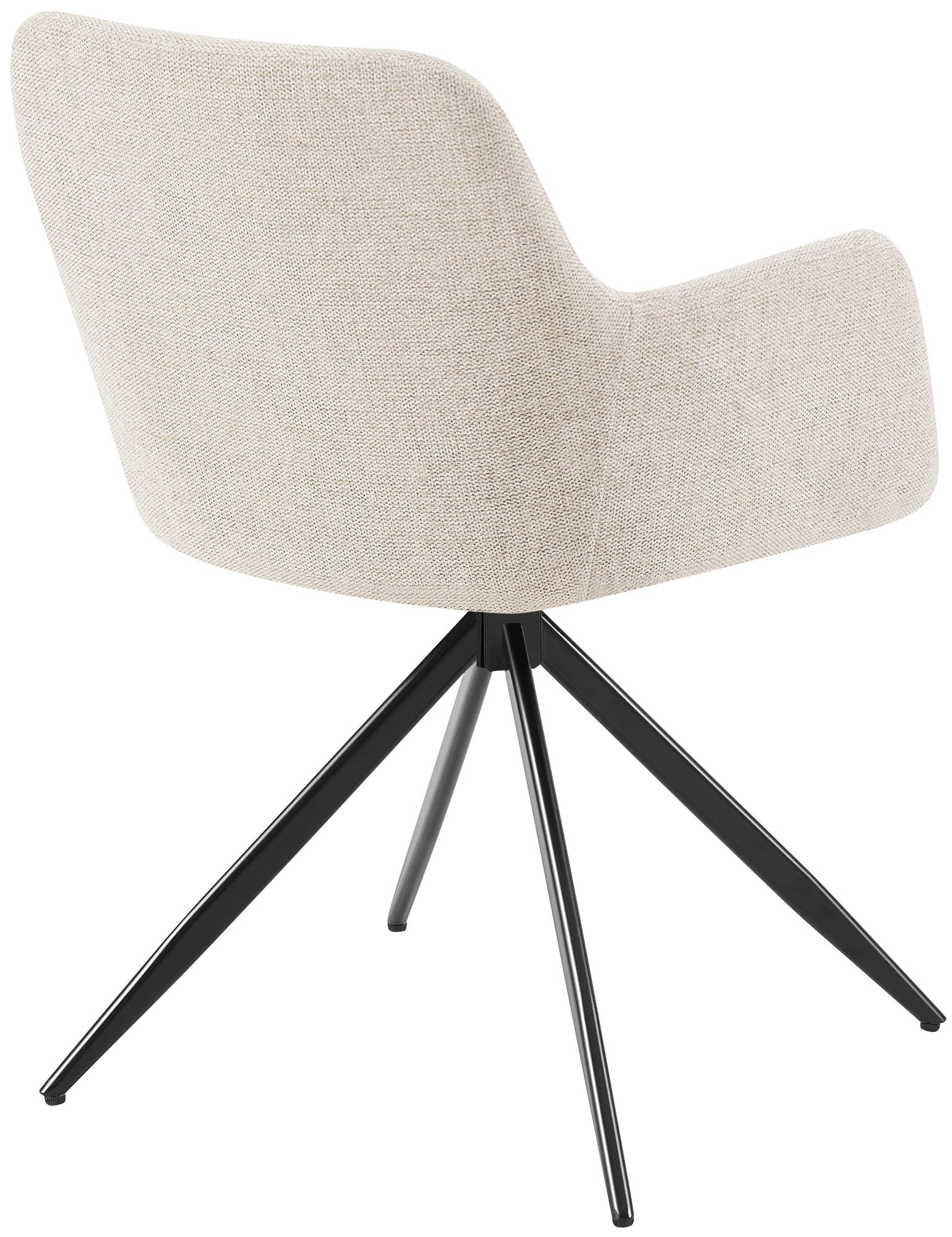 Chaise de salle a manger Olema en tissu