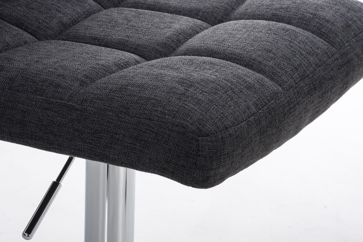 Tabouret de bar Peru revêtement tissu