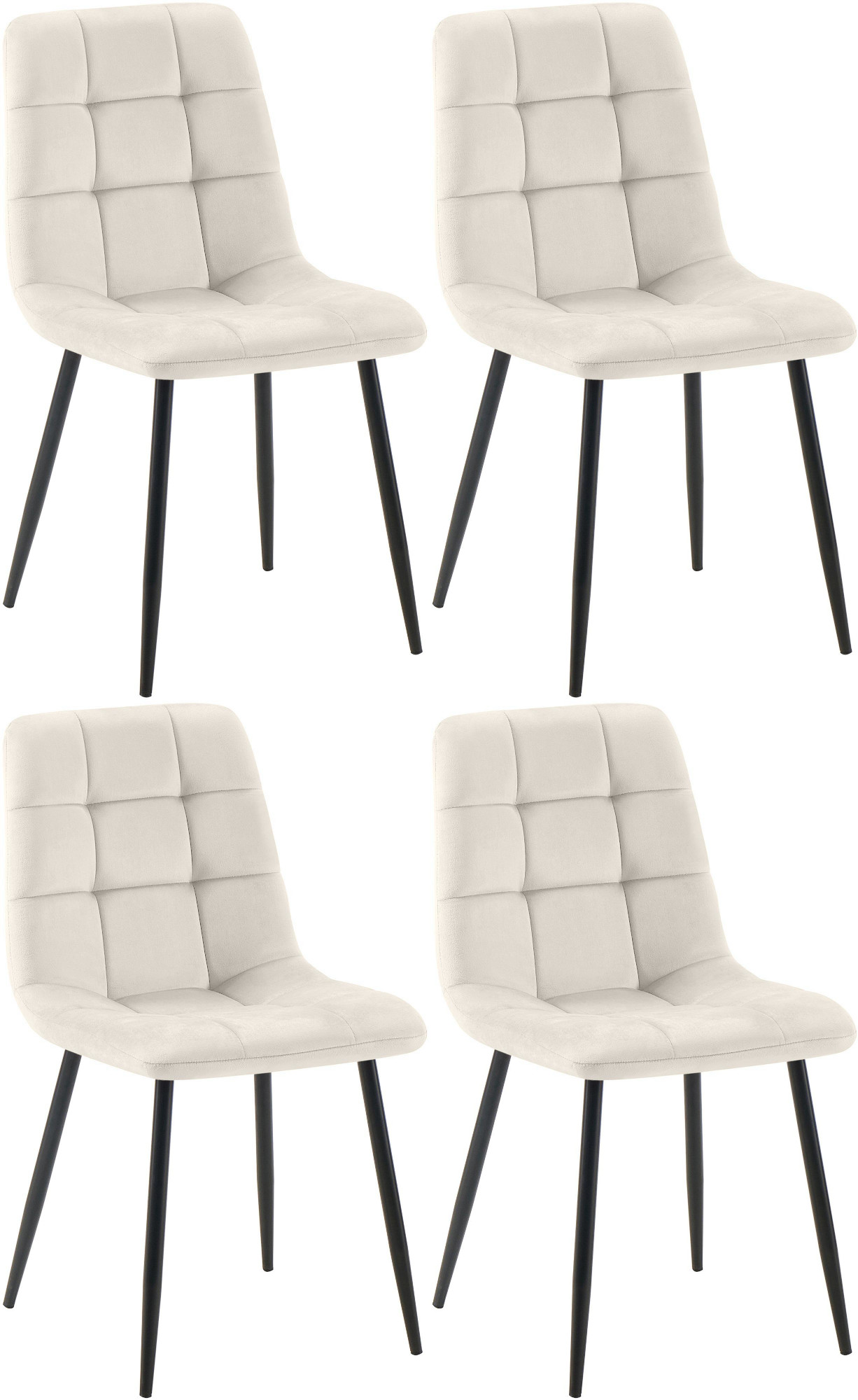 Lot de 4 chaises de salle à manger Tilde
