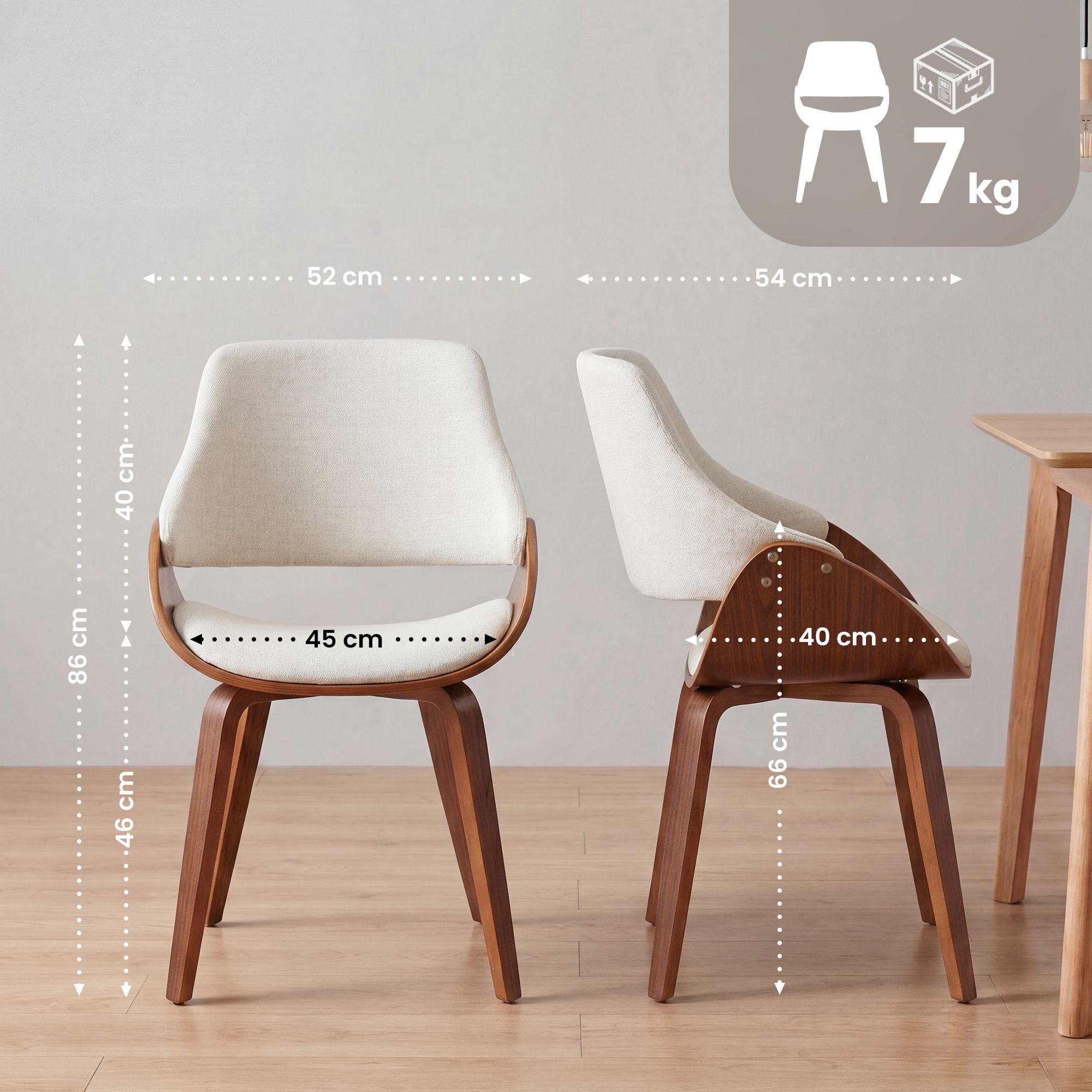 Chaise de salle a manger Vangale - Design et confort