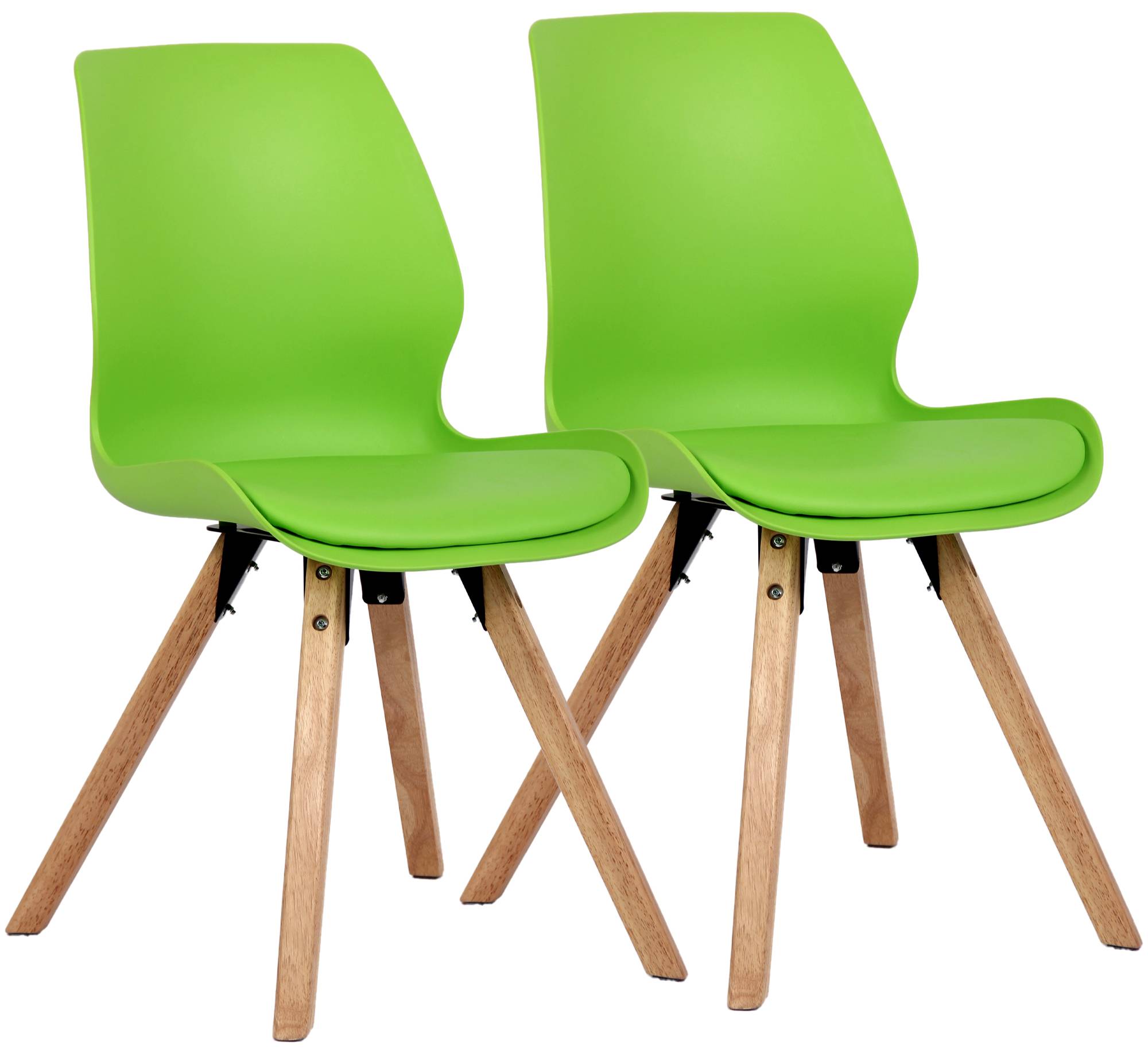 Lot de 2 chaises de salle a manger Luna