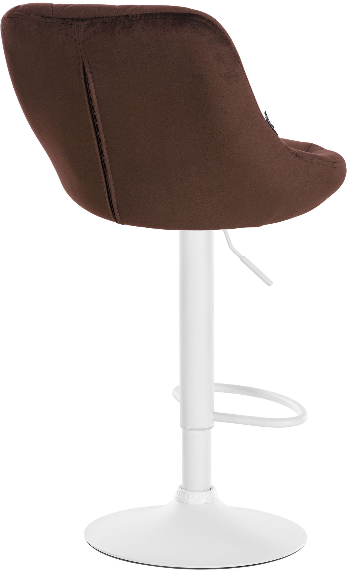 Lot de 2 tabourets de bar Lazio velours