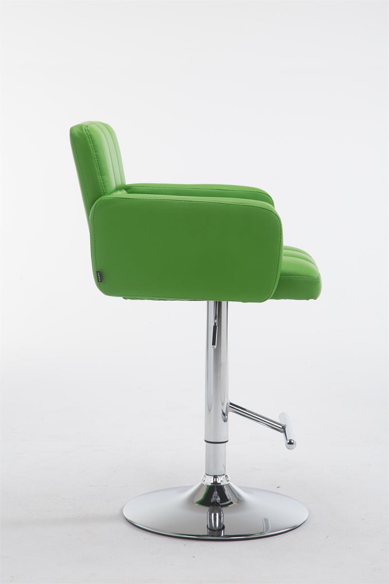 Tabouret de bar Los Angeles similicuir avec pied en métal