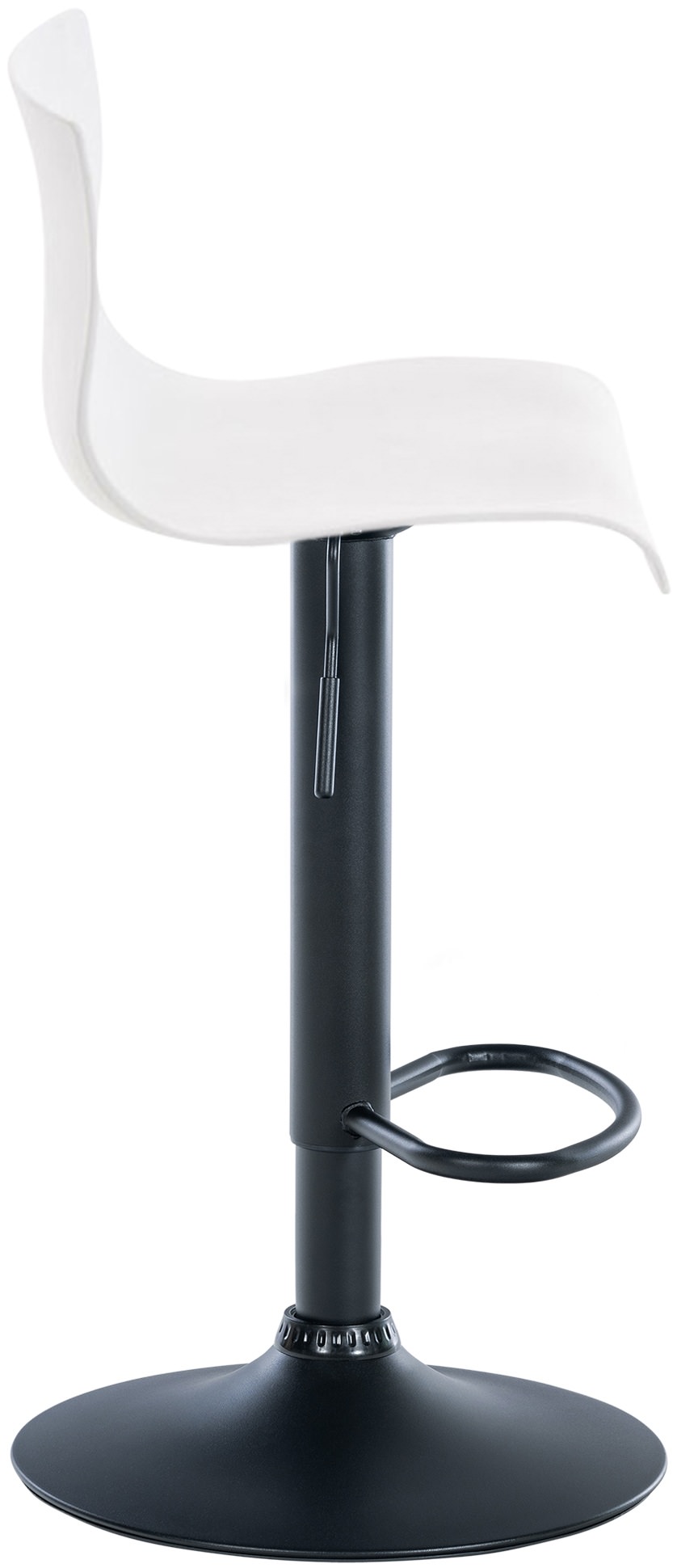 Tabouret de bar Hover Réglable en Hauteur Assise Plastique
