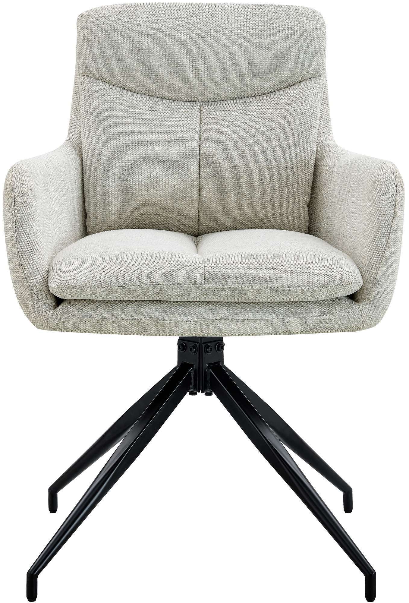 Lot de 2 chaises de salle à manger Somers tissu
