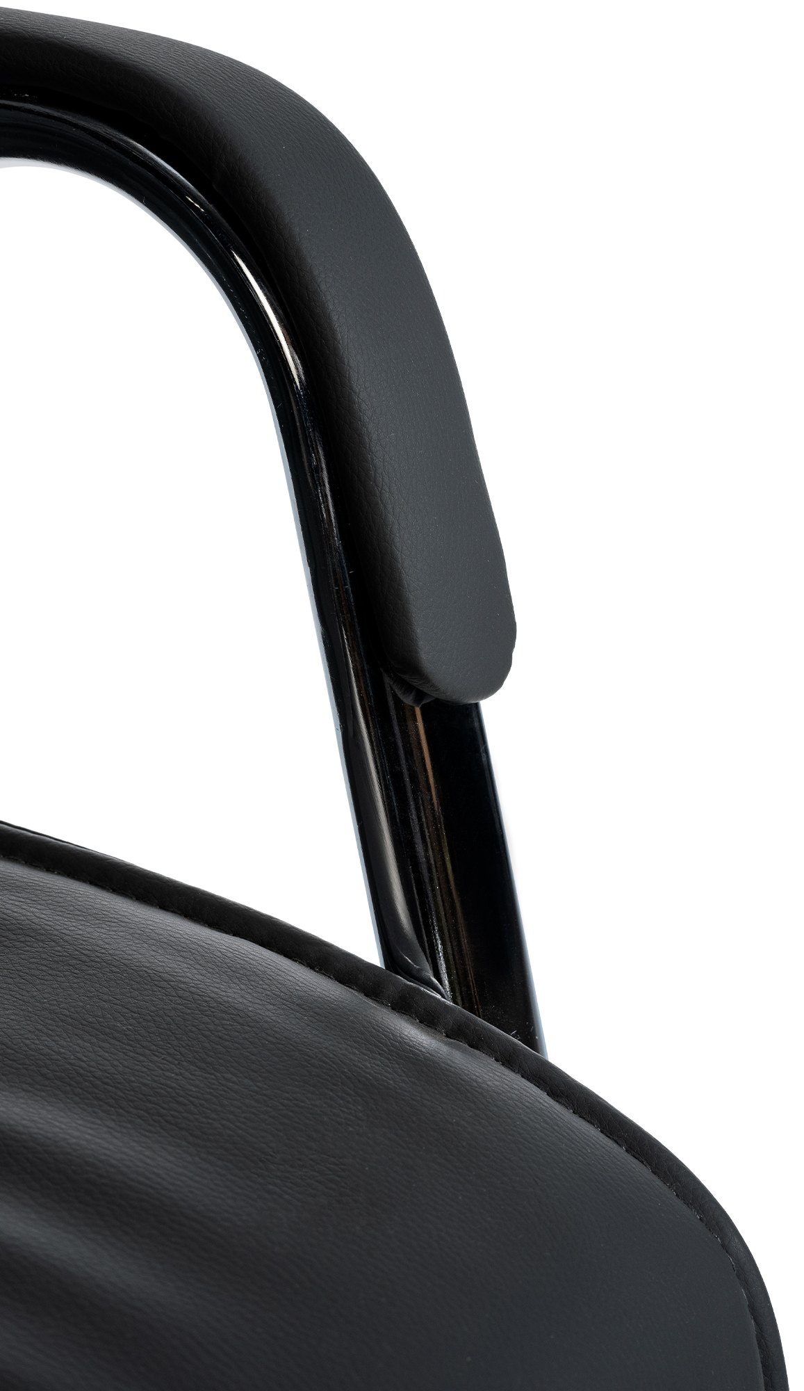 Chaise oscillante Sievert en similicuir