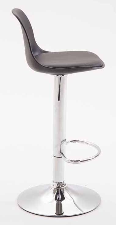 Lot de 2 tabourets de bar Kiel similicuir et coque en plastique