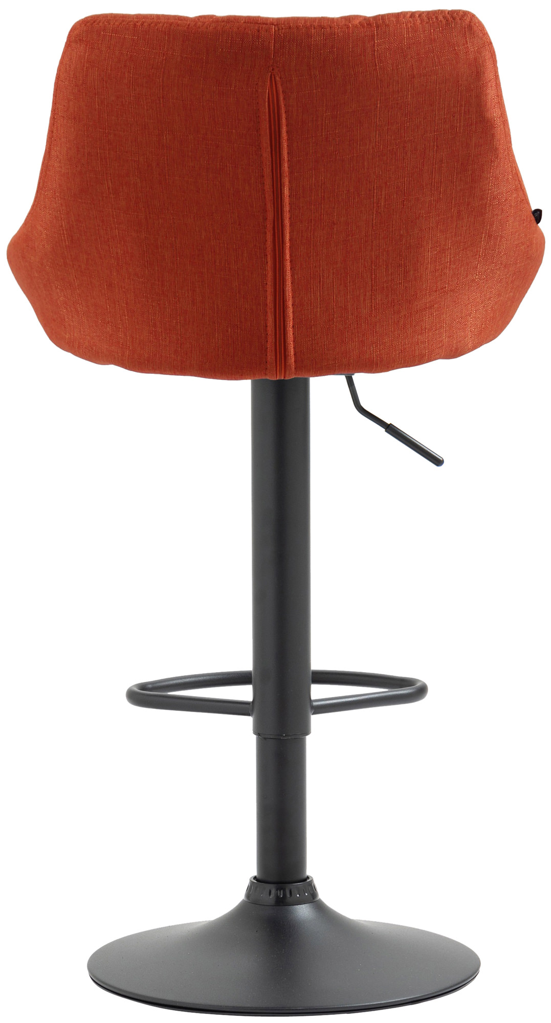 Tabouret de bar Lazio en Tissu Hauteur réglable siège pivotant